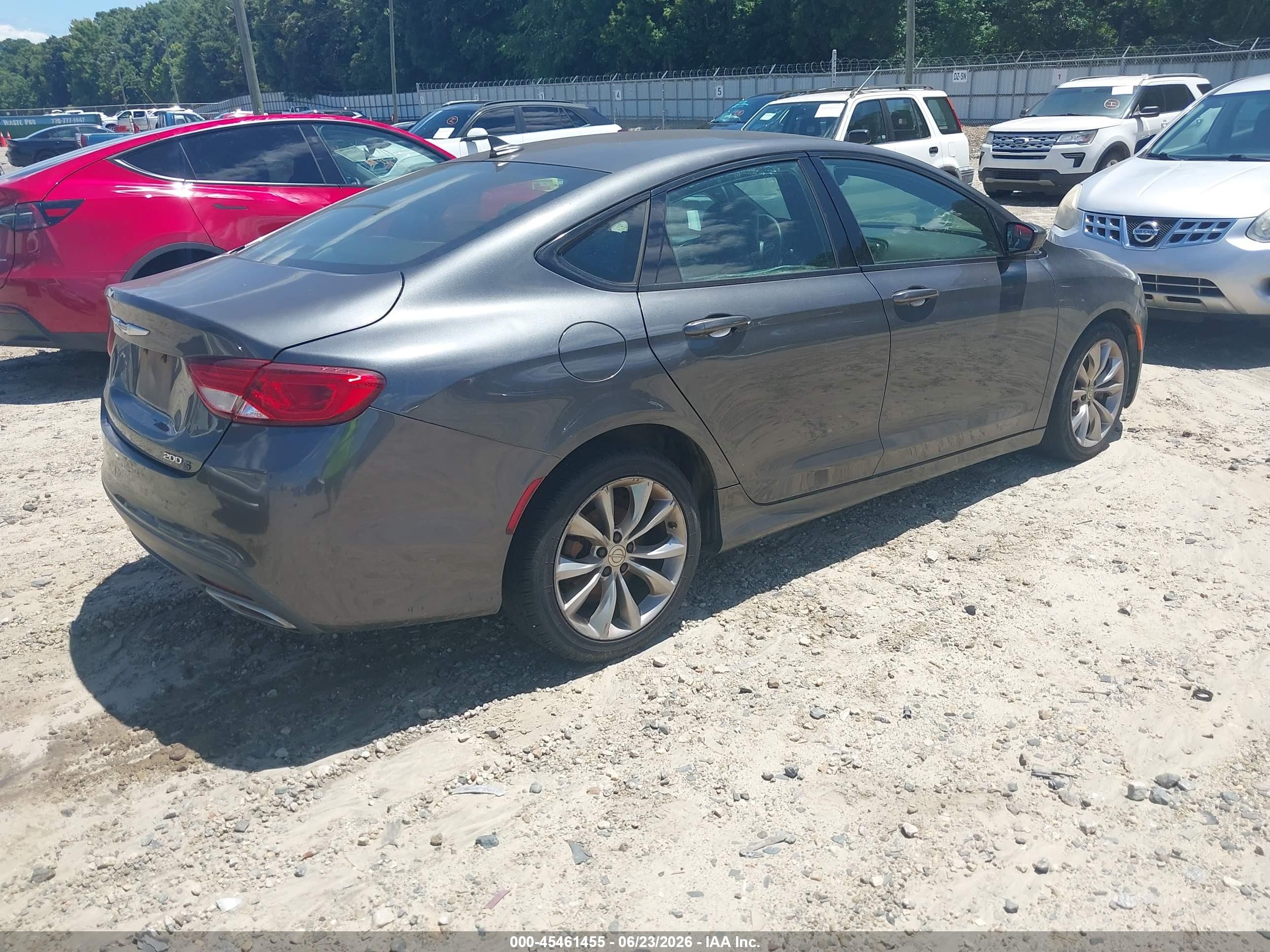 2015 Chrysler 200 S Серый vin: 1C3CCCBB9FN529547