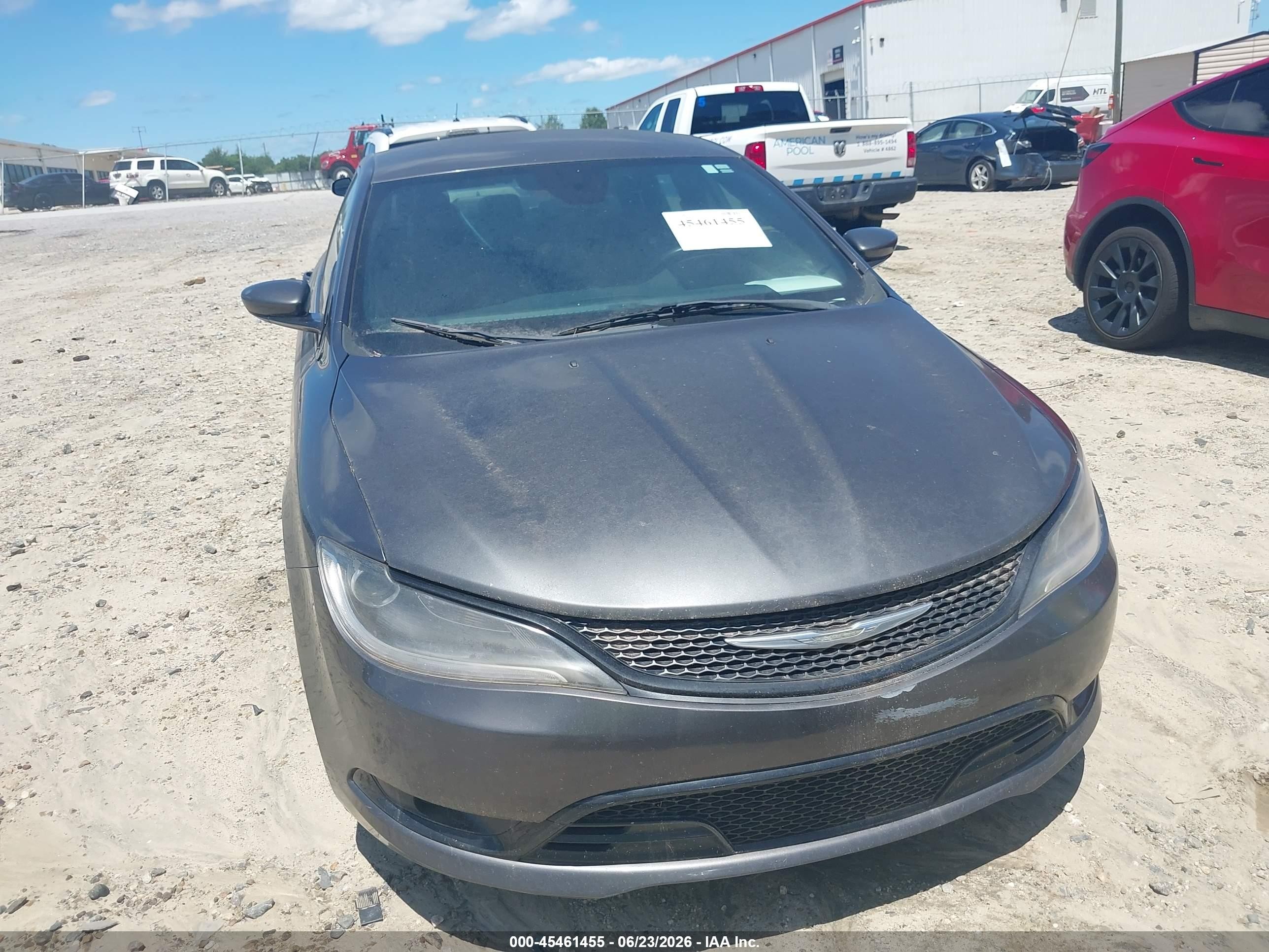 2015 Chrysler 200 S Серый vin: 1C3CCCBB9FN529547