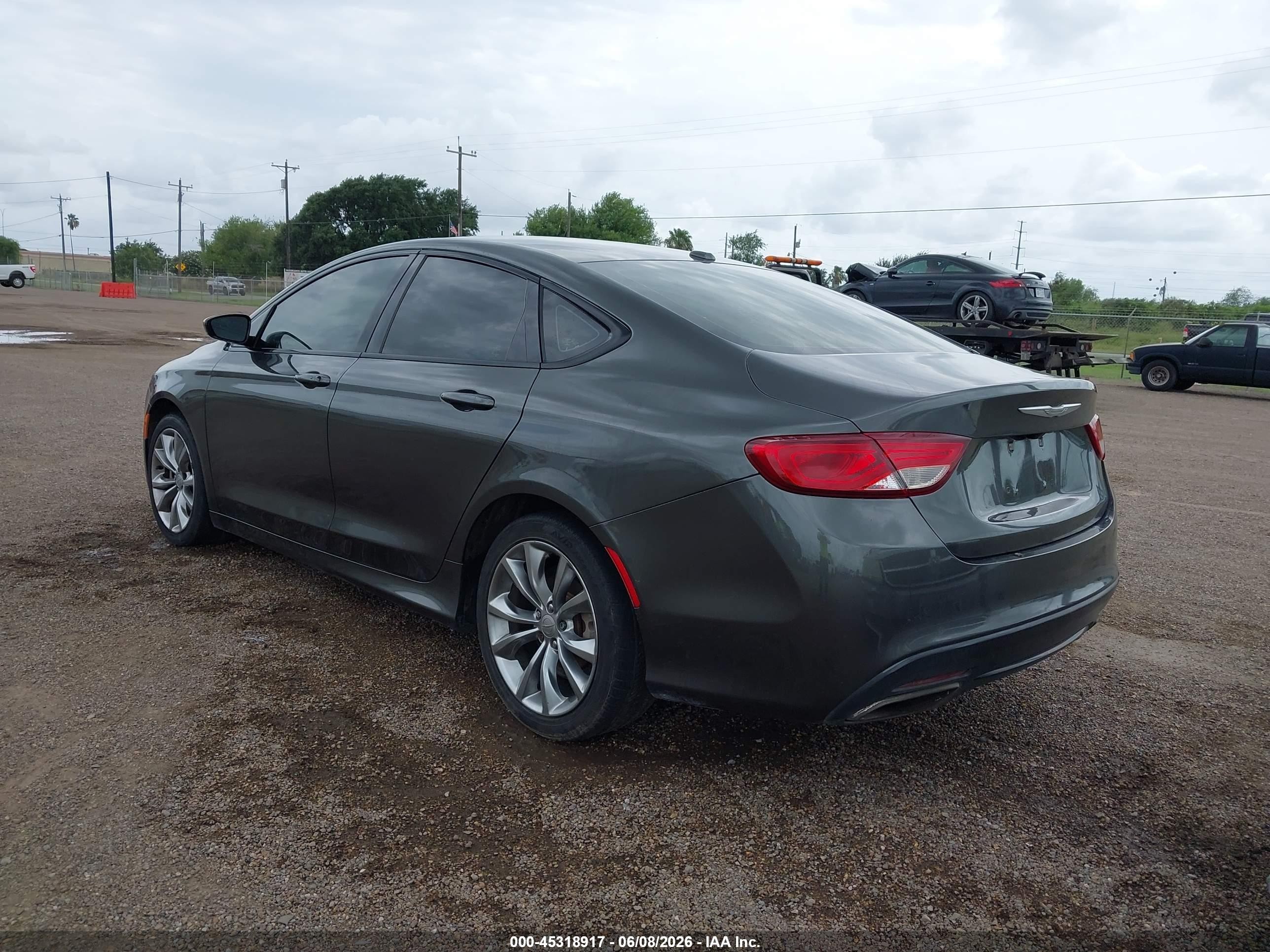 2015 Chrysler 200 S Gray vin: 1C3CCCBB9FN558949