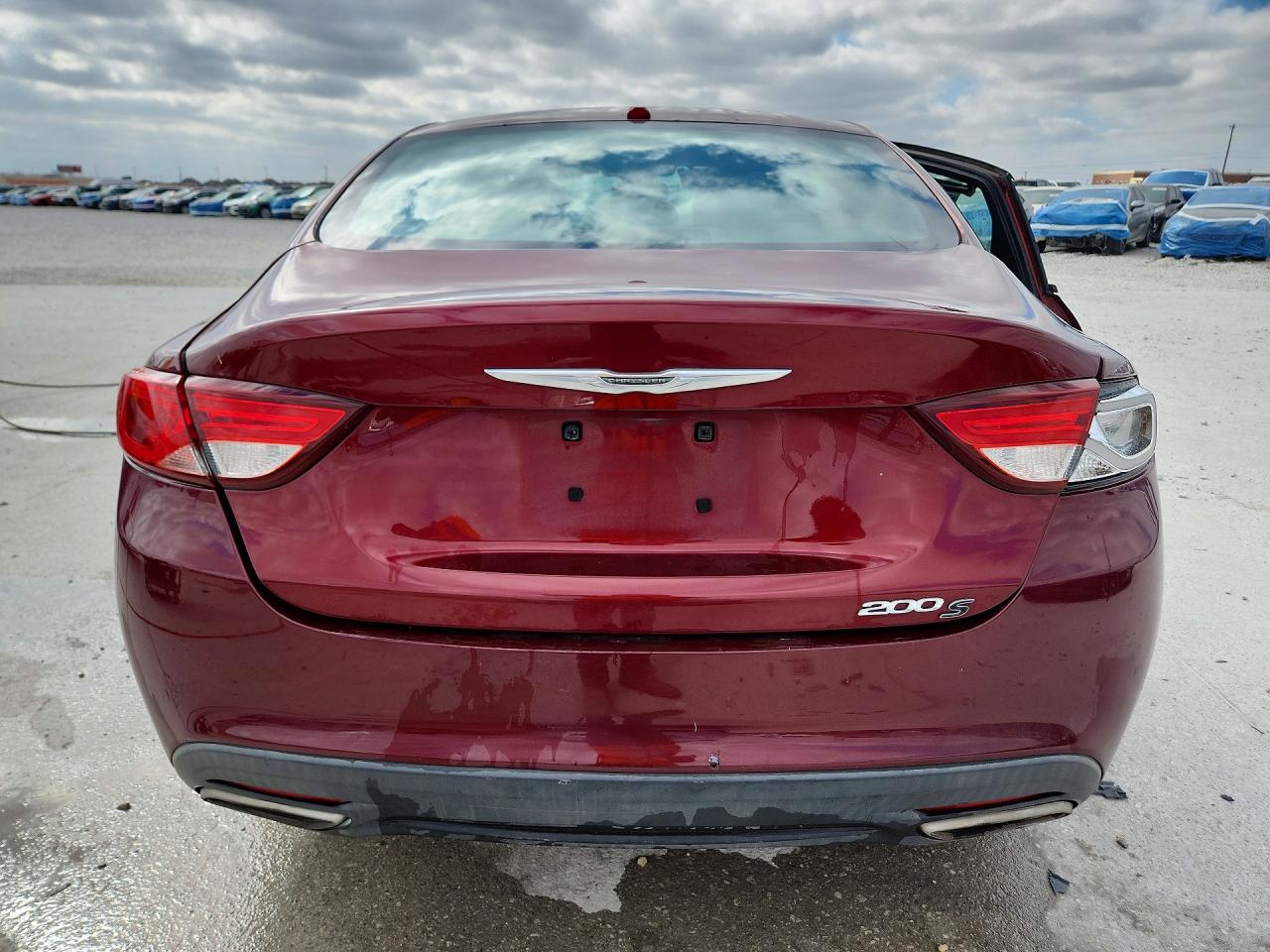 2015 Chrysler 200 S Бордовый vin: 1C3CCCBB9FN560863