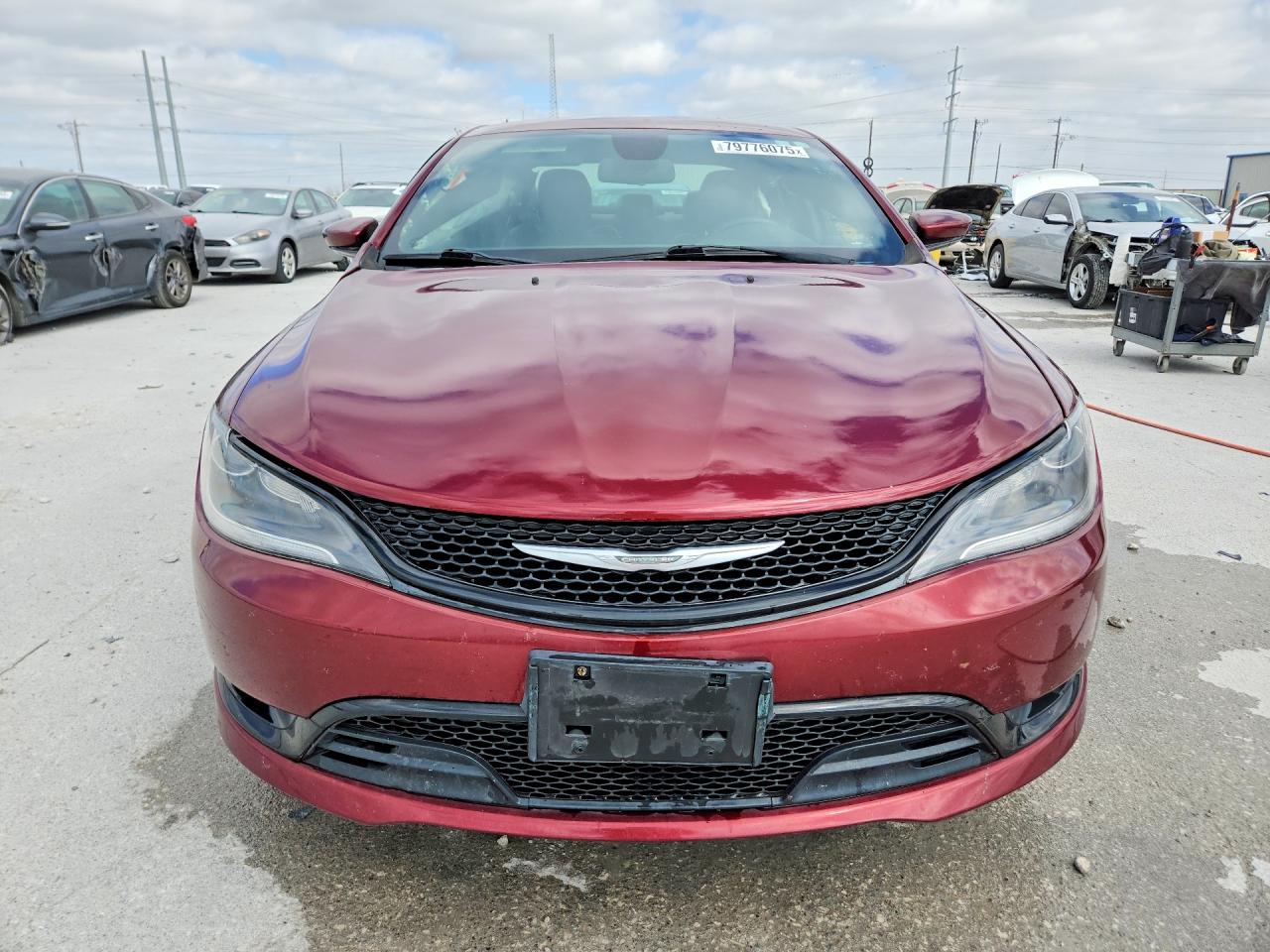 2015 Chrysler 200 S Бордовый vin: 1C3CCCBB9FN560863