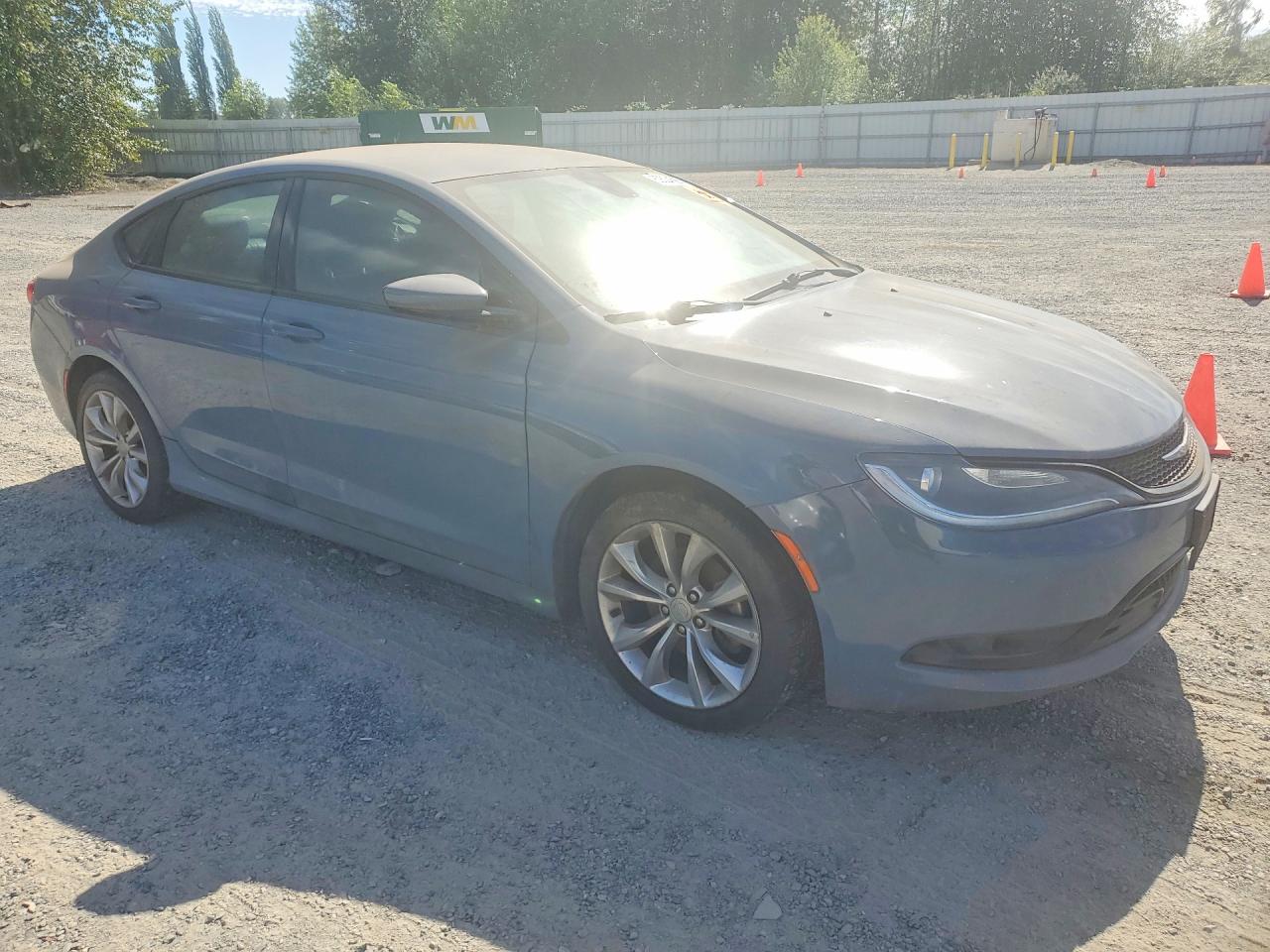 2015 Chrysler 200 S Синий vin: 1C3CCCBB9FN660736