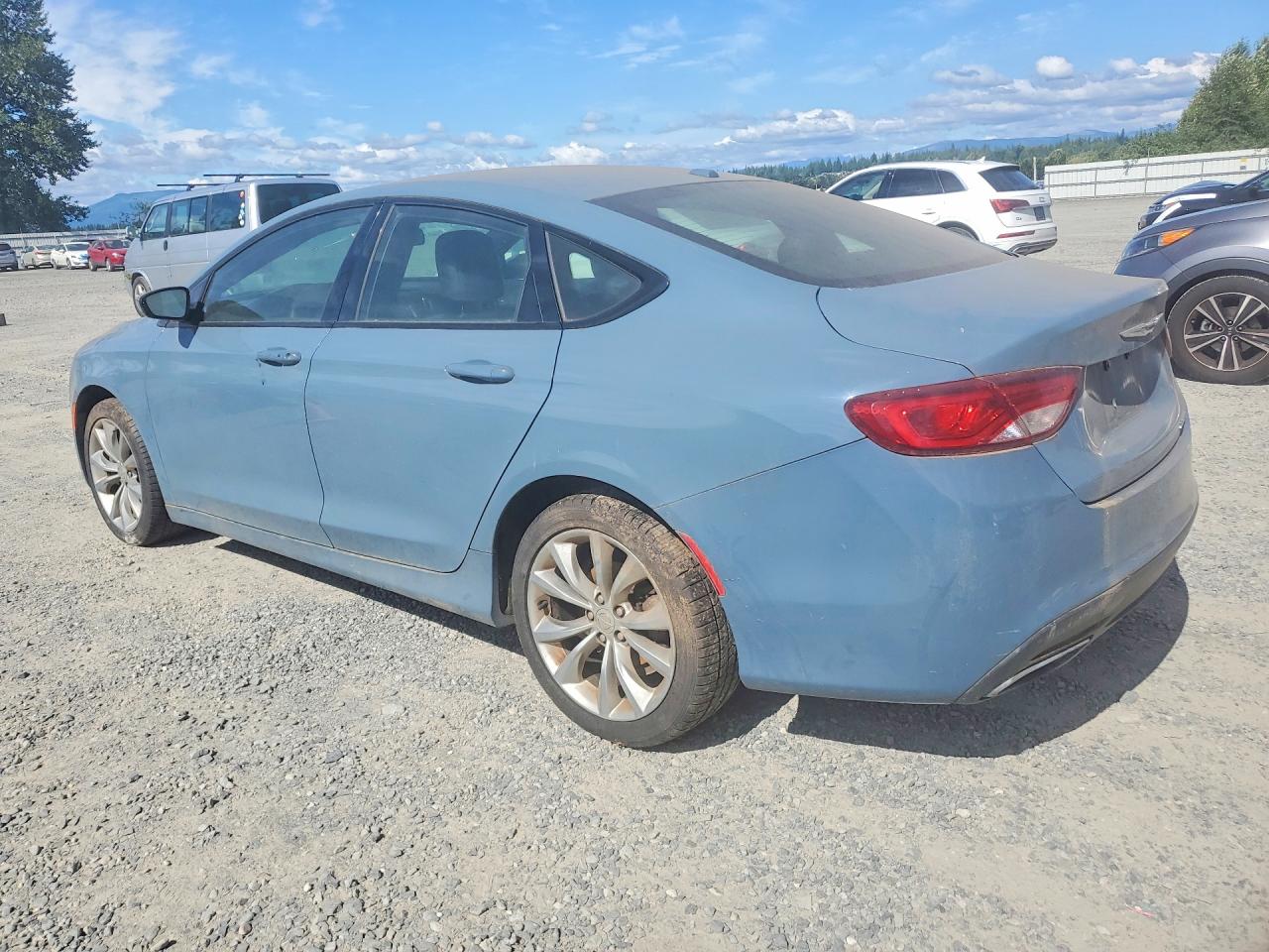 2015 Chrysler 200 S Синий vin: 1C3CCCBB9FN660736