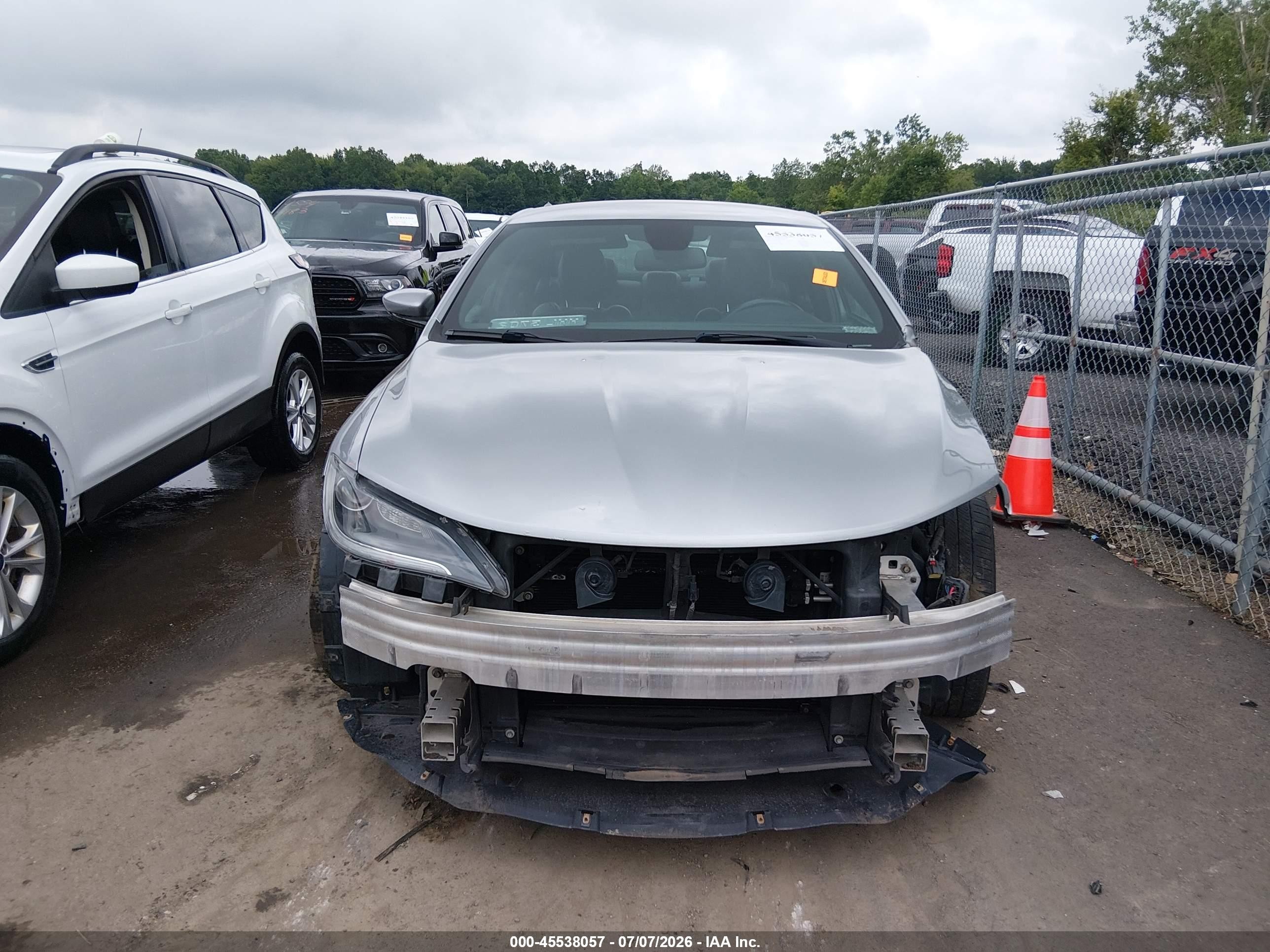 2015 Chrysler 200 S Gray vin: 1C3CCCBB9FN686060