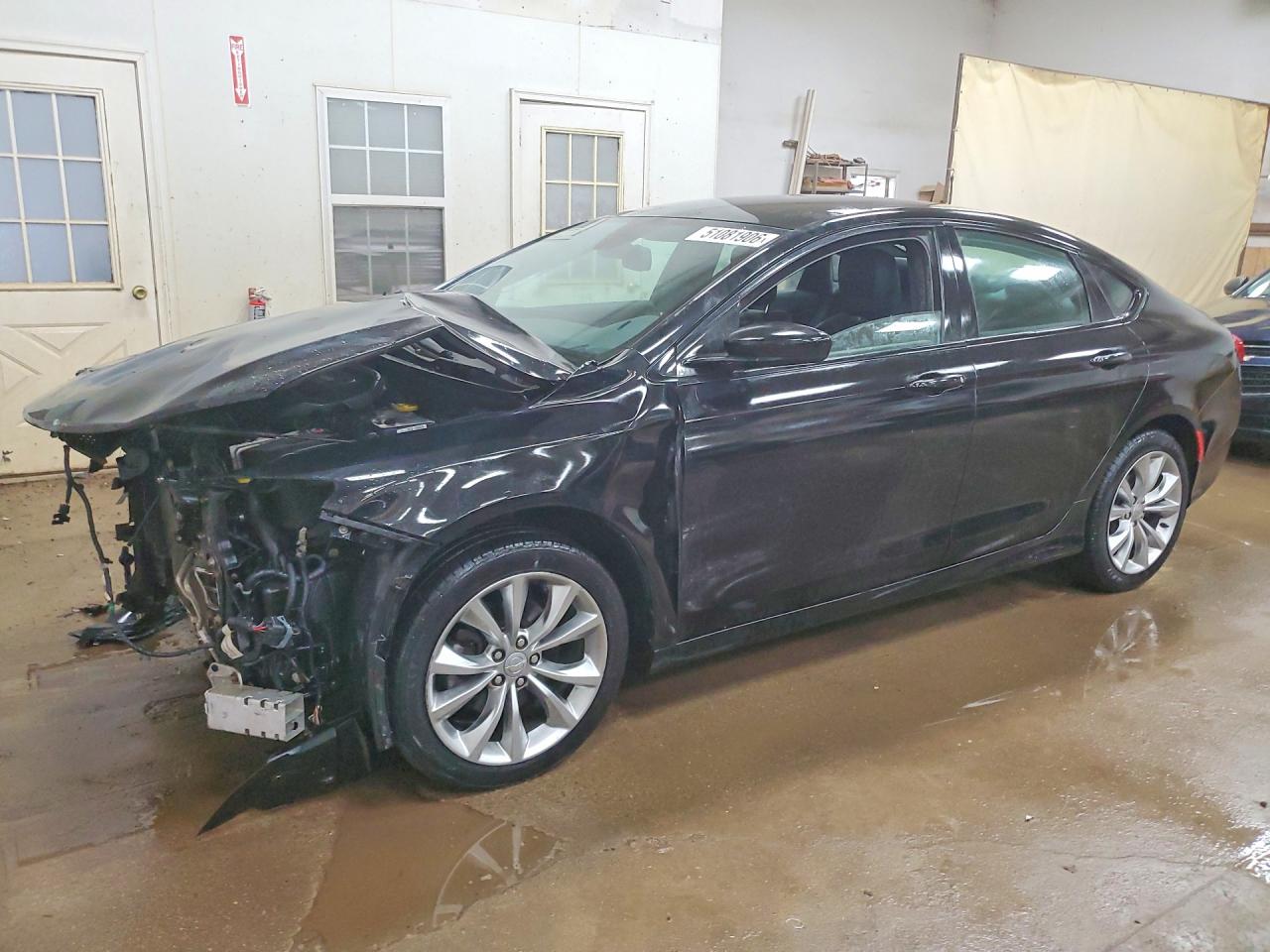 2015 Chrysler 200 S Black vin: 1C3CCCBB9FN706324