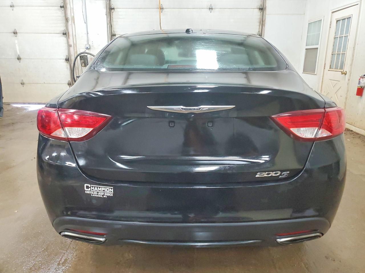2015 Chrysler 200 S Black vin: 1C3CCCBB9FN706324