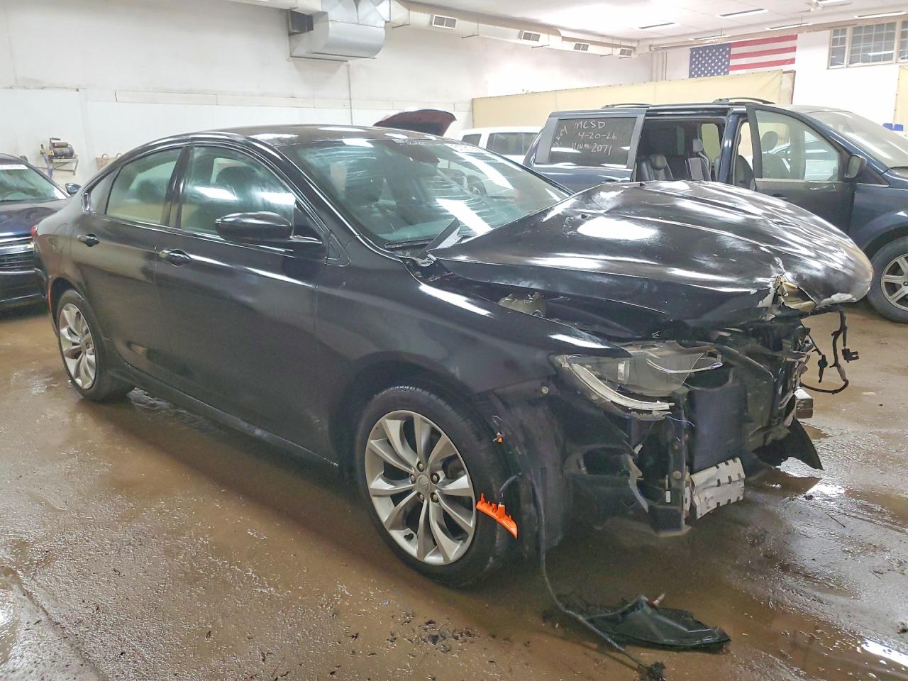 2015 Chrysler 200 S Black vin: 1C3CCCBB9FN706324