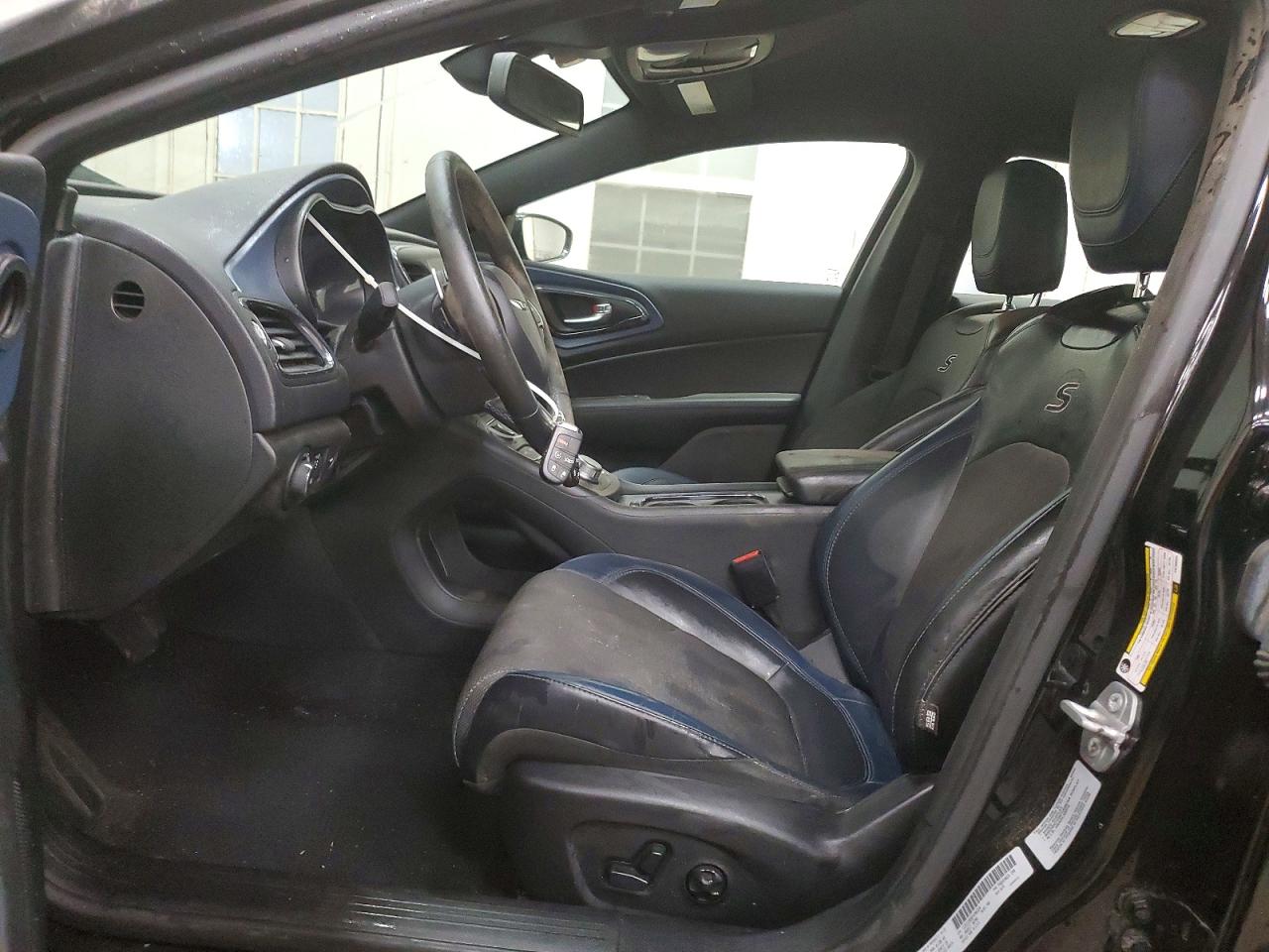 2015 Chrysler 200 S Black vin: 1C3CCCBB9FN706324