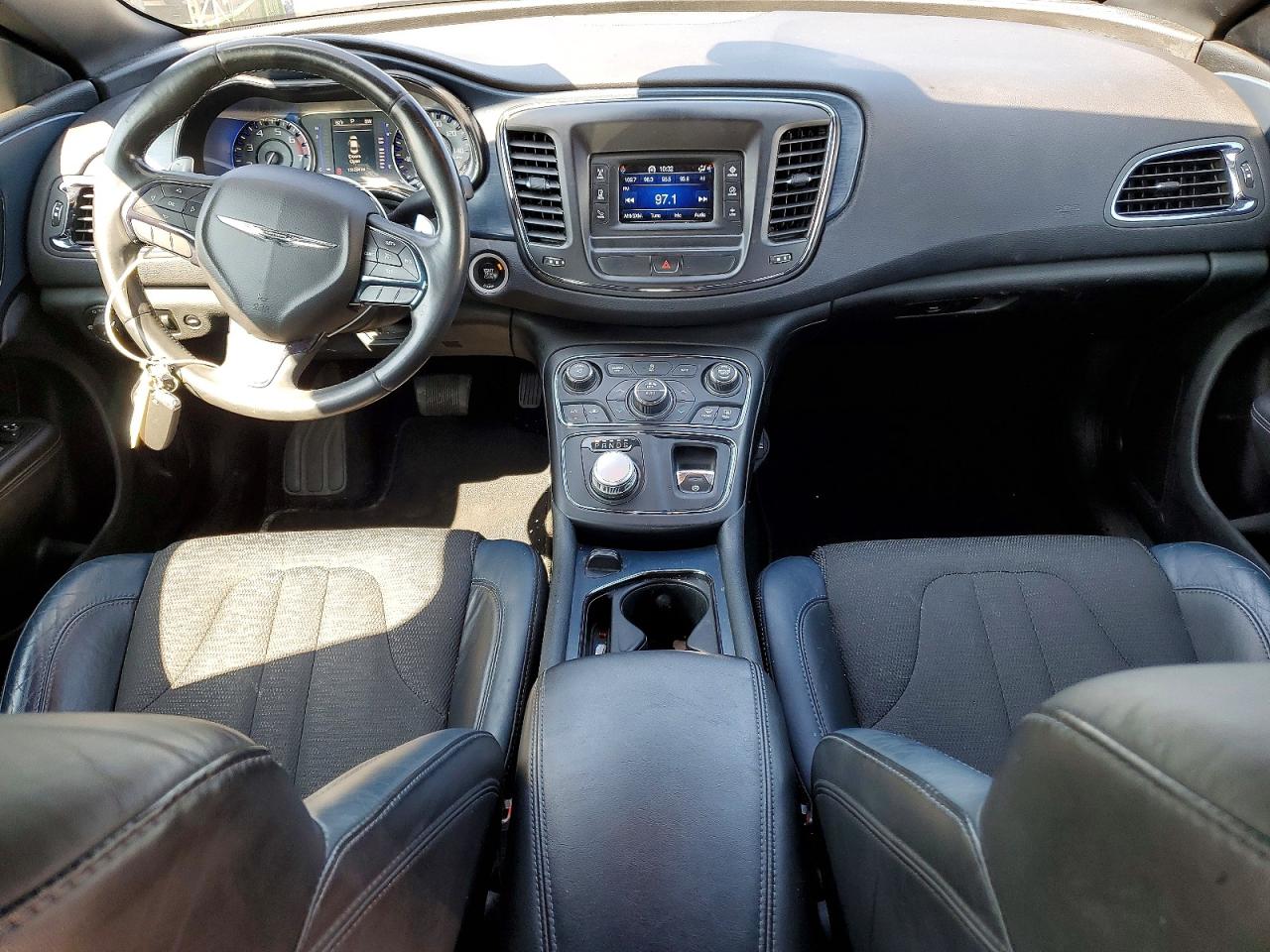 2015 Chrysler 200 S Black vin: 1C3CCCBBXFN620634