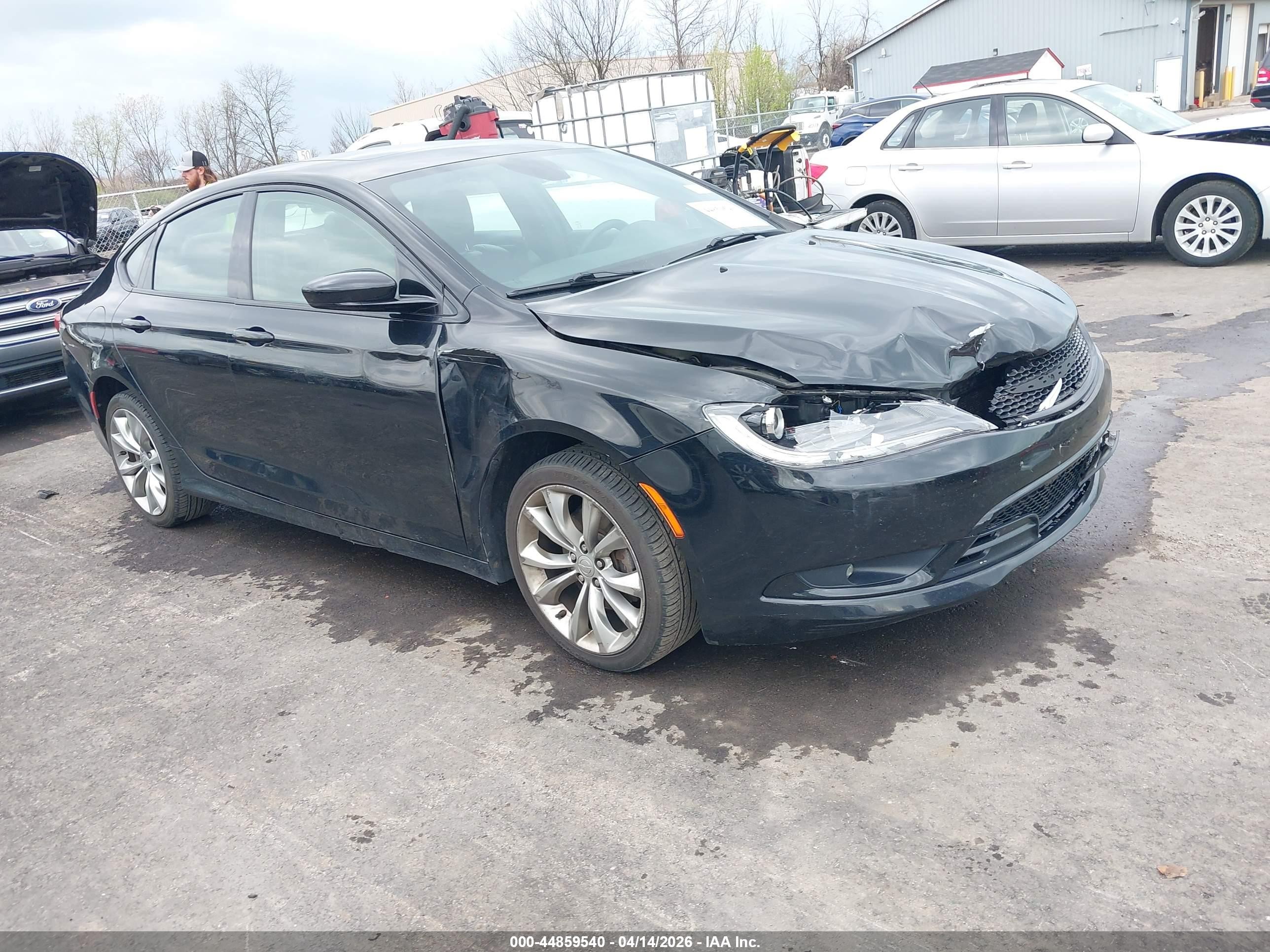 2015 Chrysler 200 S Black vin: 1C3CCCBBXFN759971