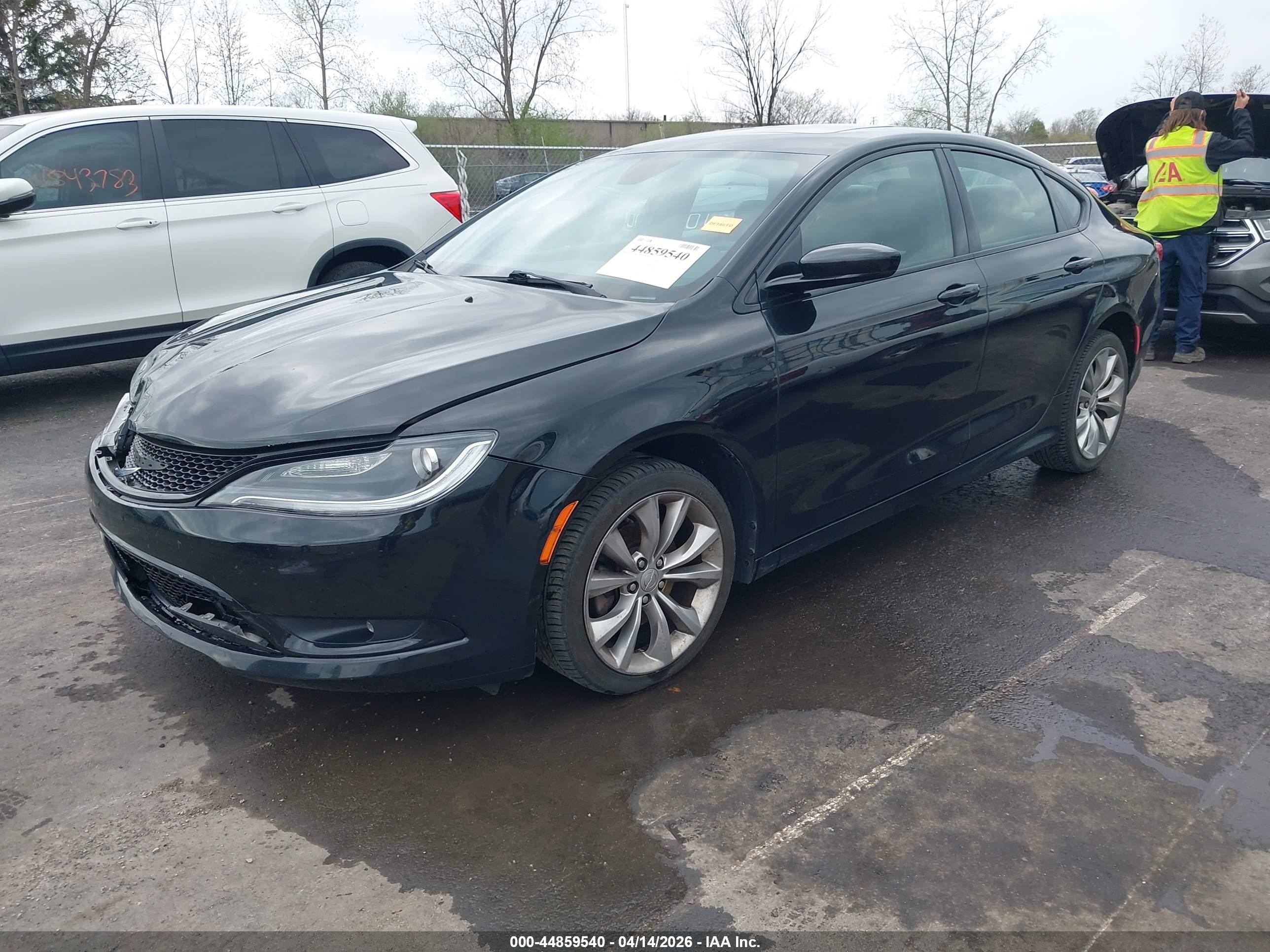 2015 Chrysler 200 S Black vin: 1C3CCCBBXFN759971