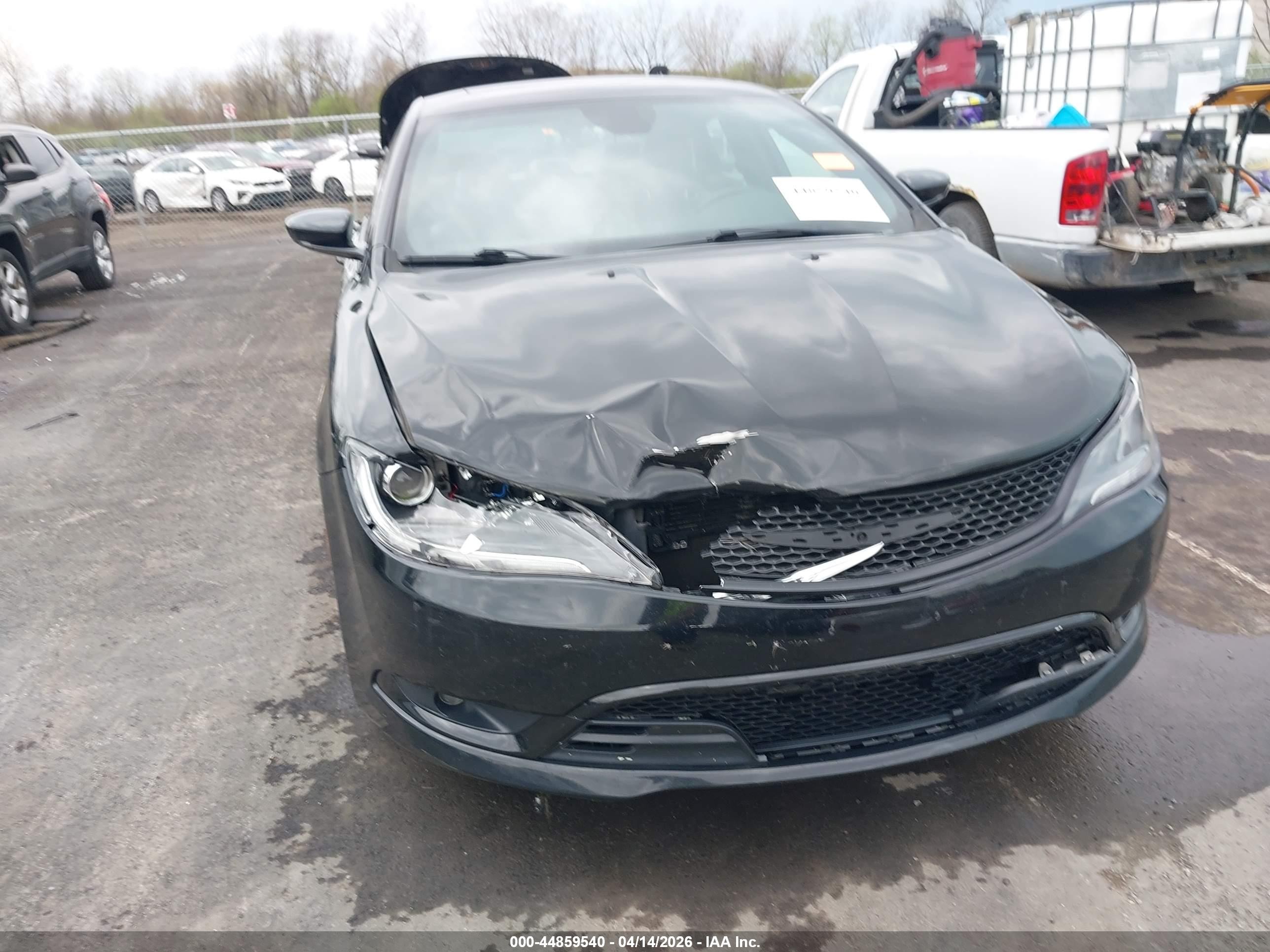 2015 Chrysler 200 S Black vin: 1C3CCCBBXFN759971