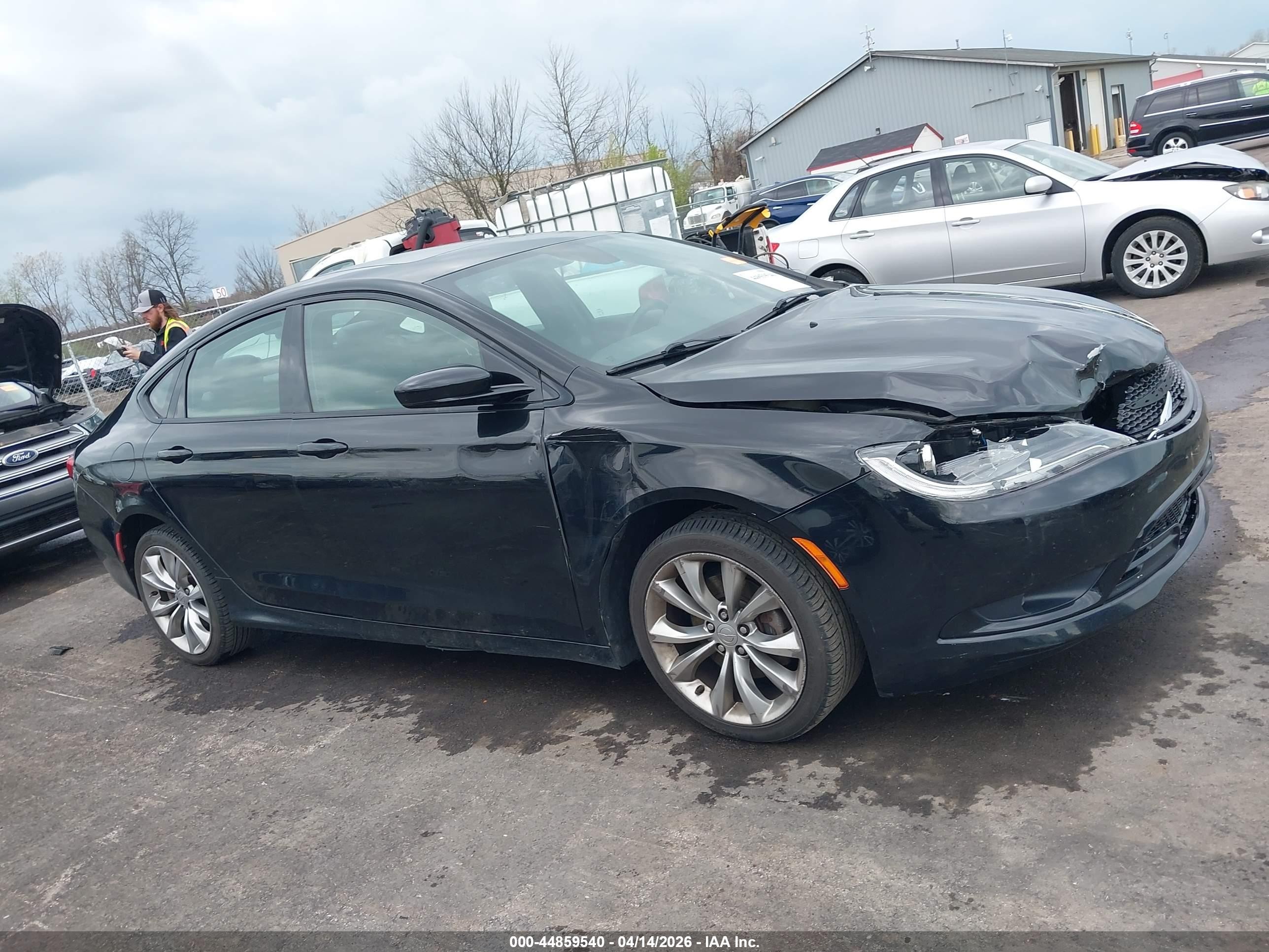 2015 Chrysler 200 S Black vin: 1C3CCCBBXFN759971
