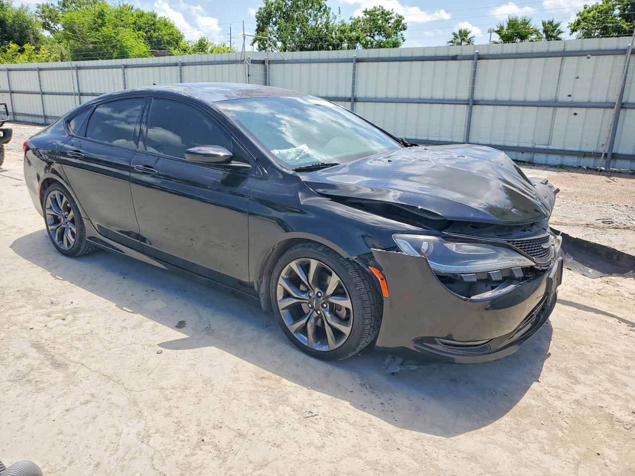 2015 Chrysler 200 S Black vin: 1C3CCCBG1FN532728