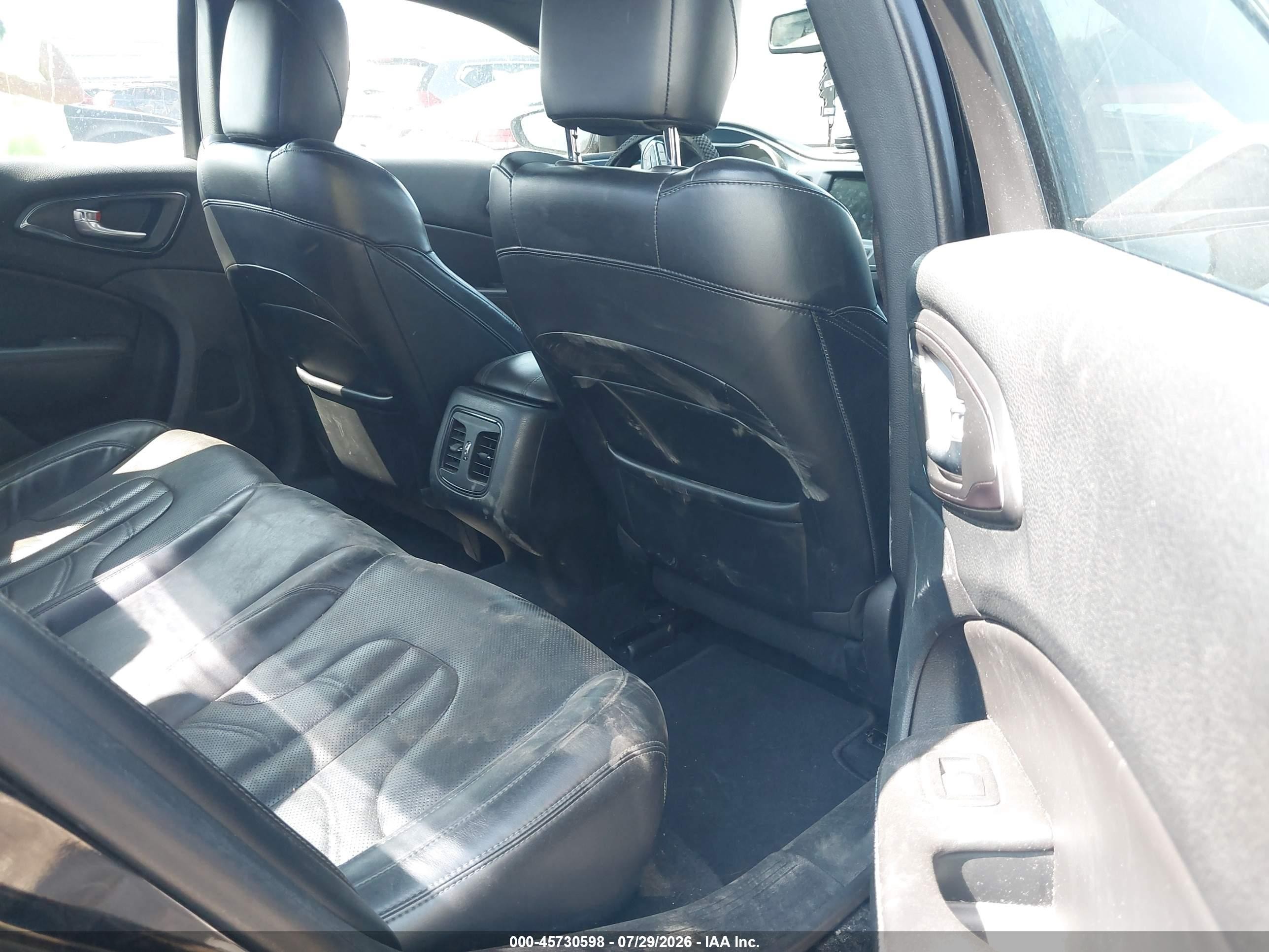 2015 Chrysler 200 S Black vin: 1C3CCCBG2FN609199