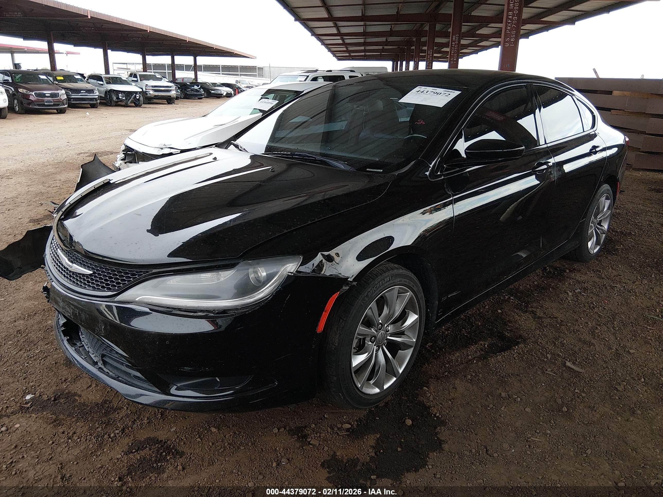 2015 Chrysler 200 S Black vin: 1C3CCCBG3FN569778