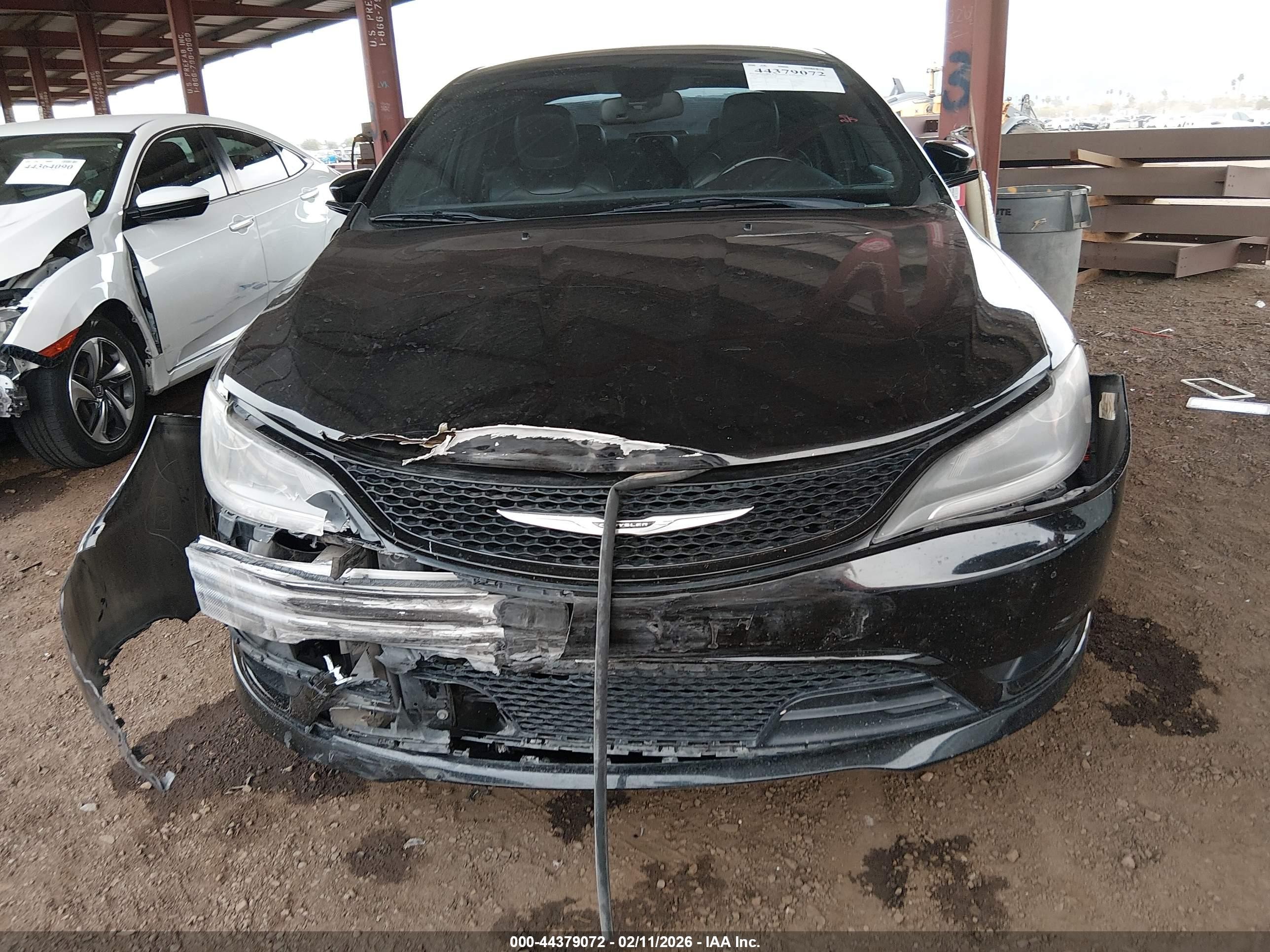 2015 Chrysler 200 S Black vin: 1C3CCCBG3FN569778