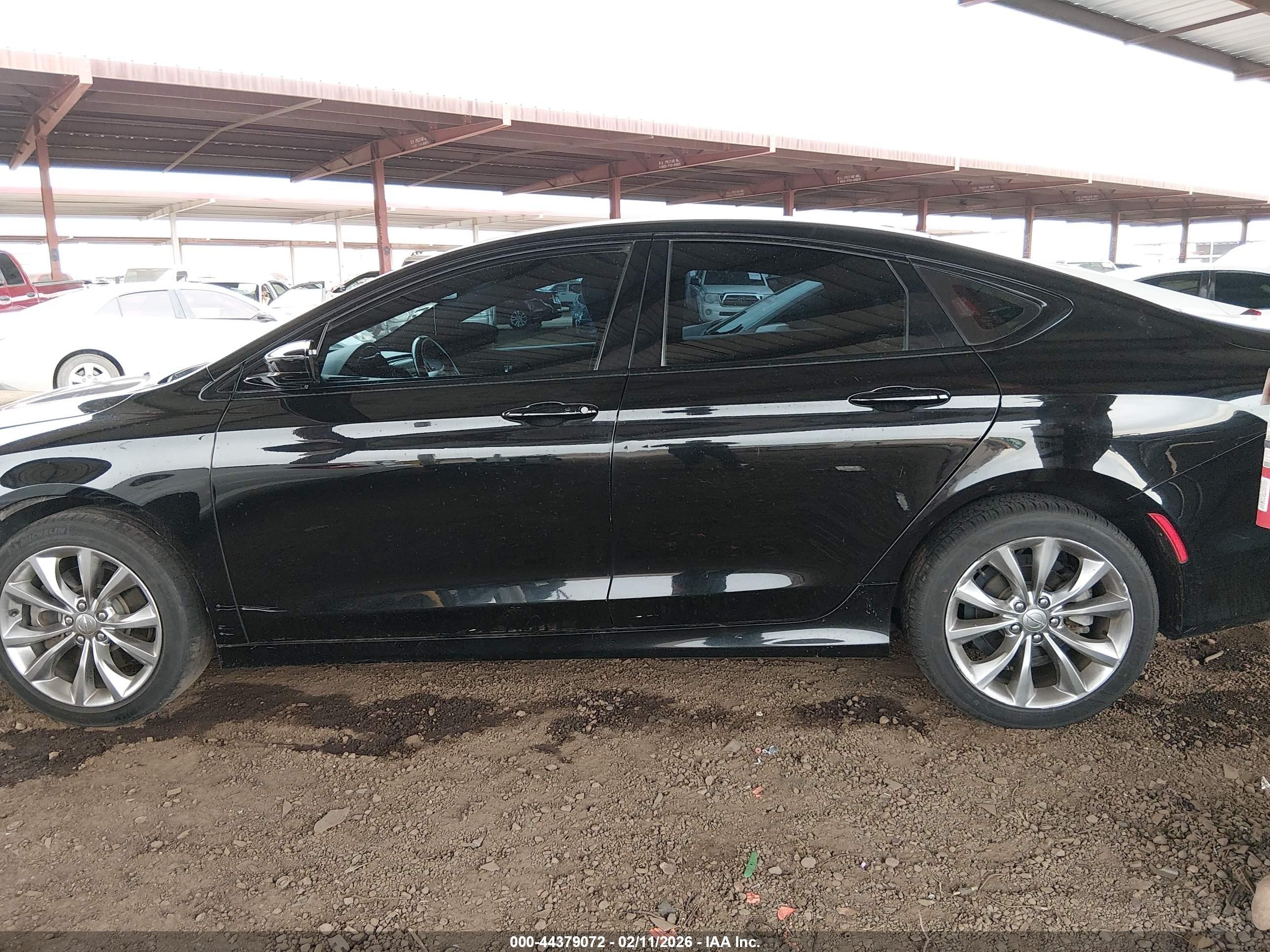 2015 Chrysler 200 S Black vin: 1C3CCCBG3FN569778