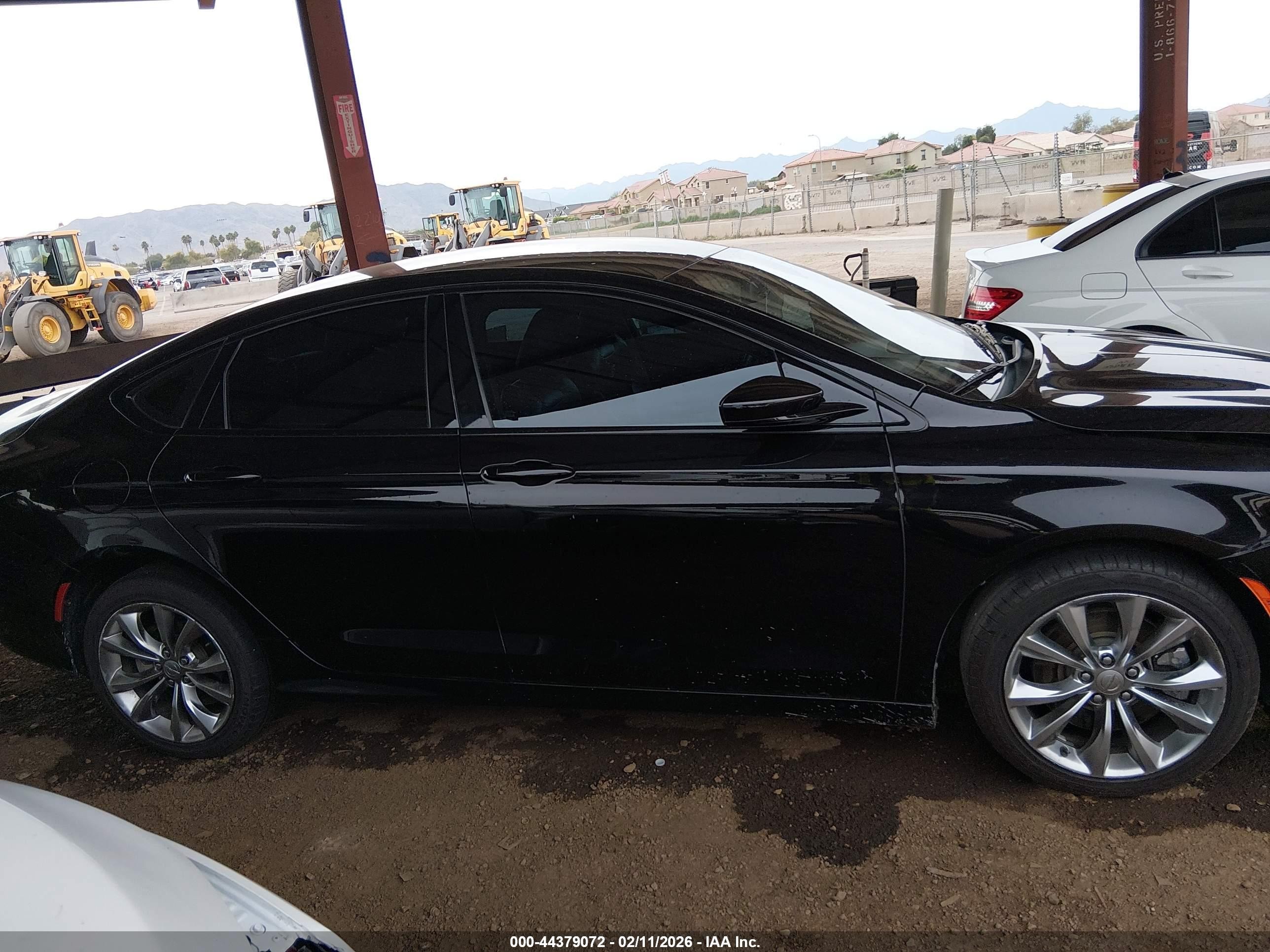 2015 Chrysler 200 S Black vin: 1C3CCCBG3FN569778