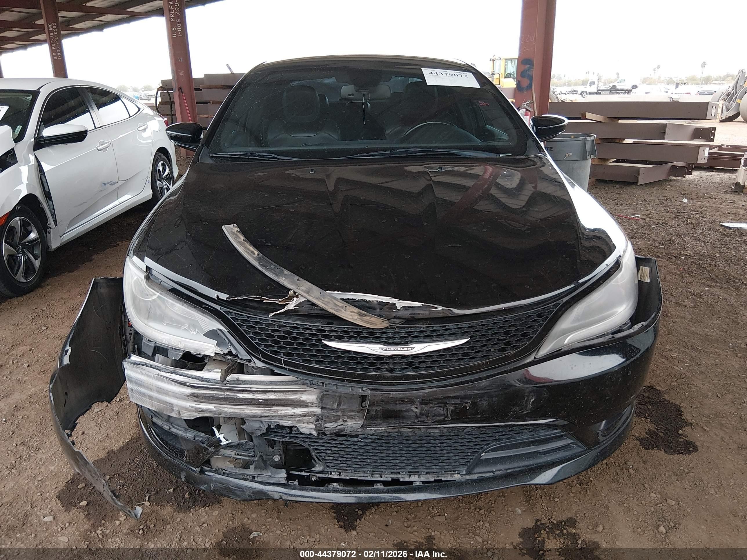 2015 Chrysler 200 S Black vin: 1C3CCCBG3FN569778