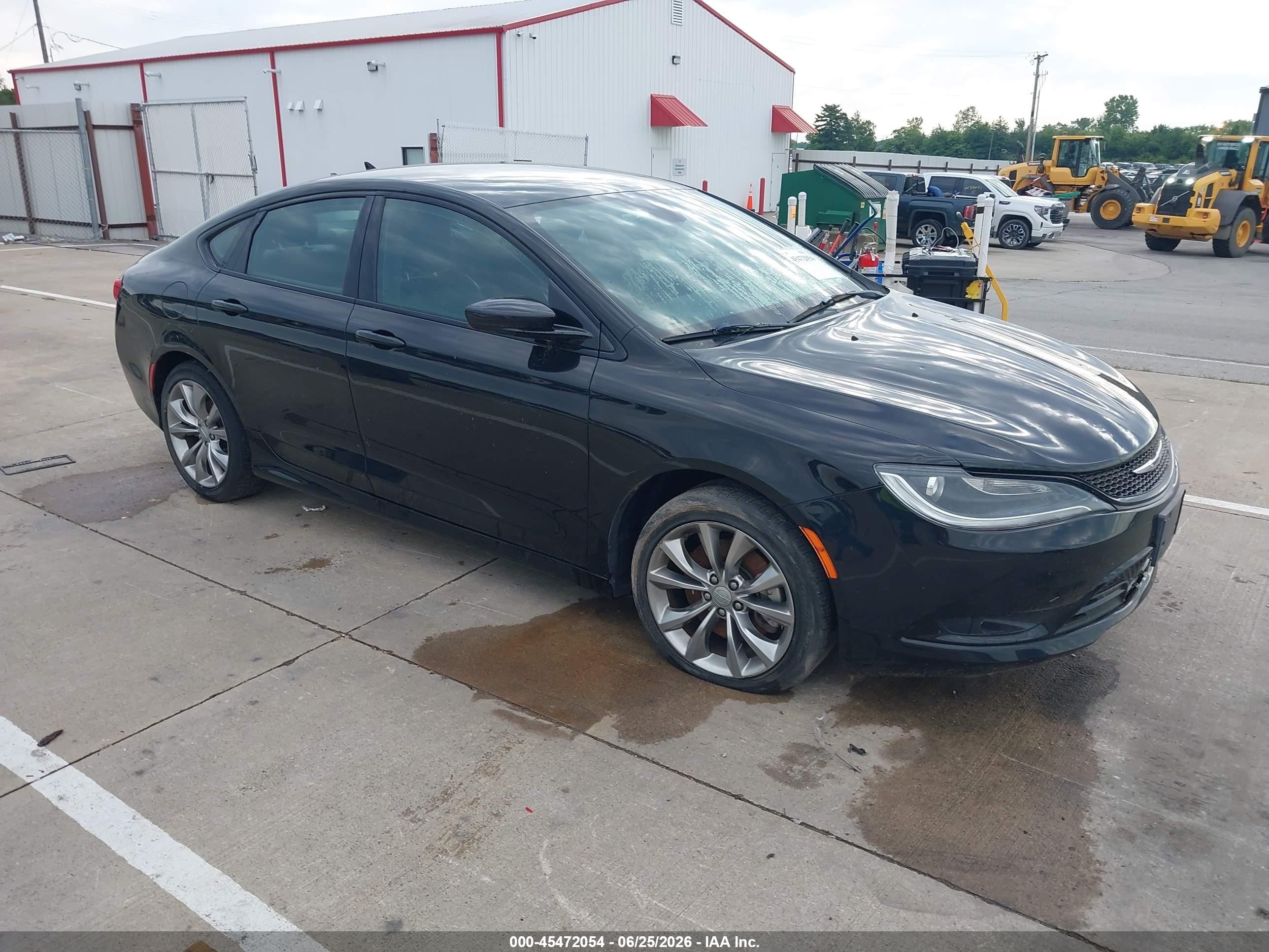 2015 Chrysler 200 S Black vin: 1C3CCCBG3FN581140