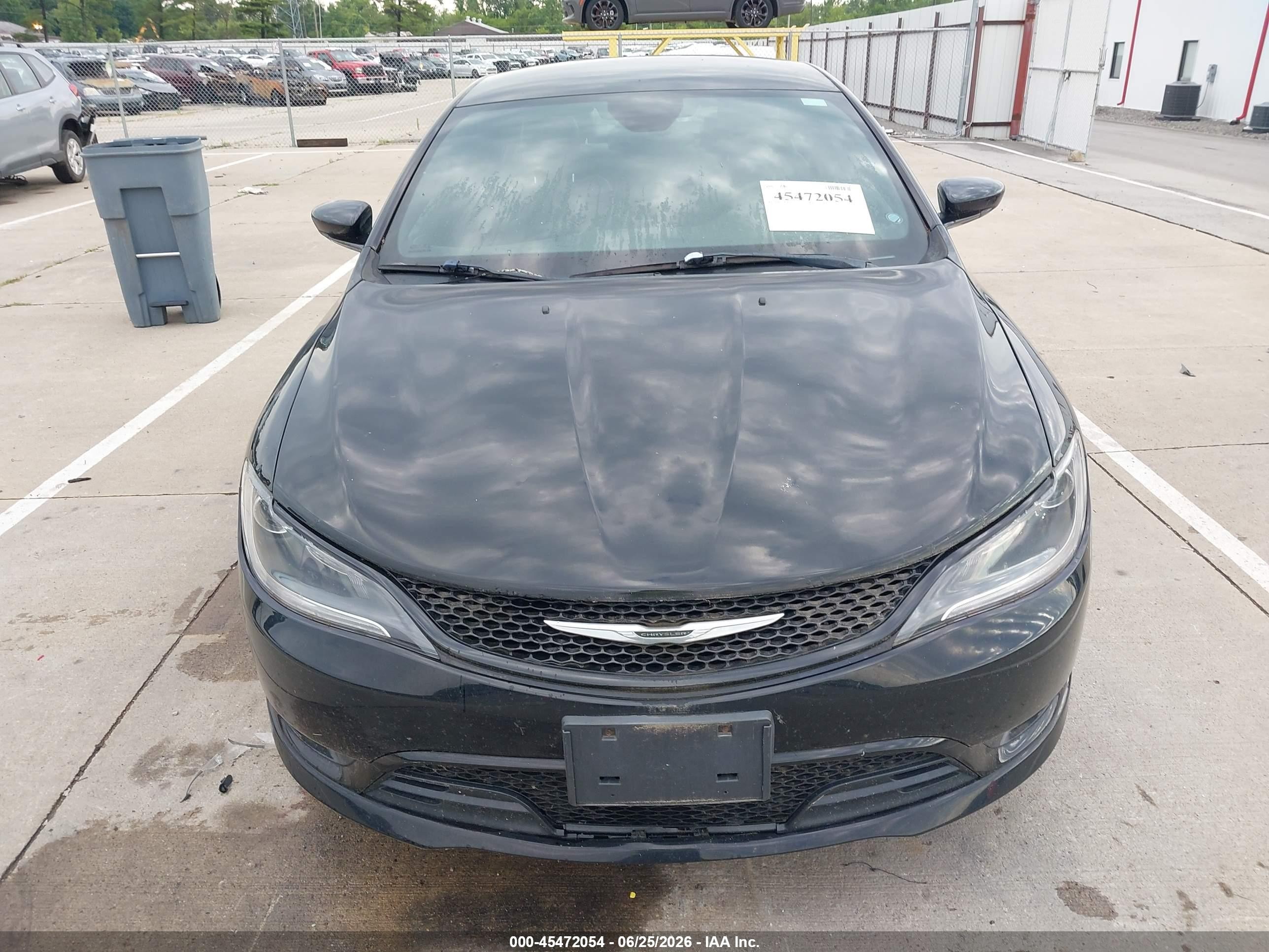 2015 Chrysler 200 S Черный vin: 1C3CCCBG3FN581140