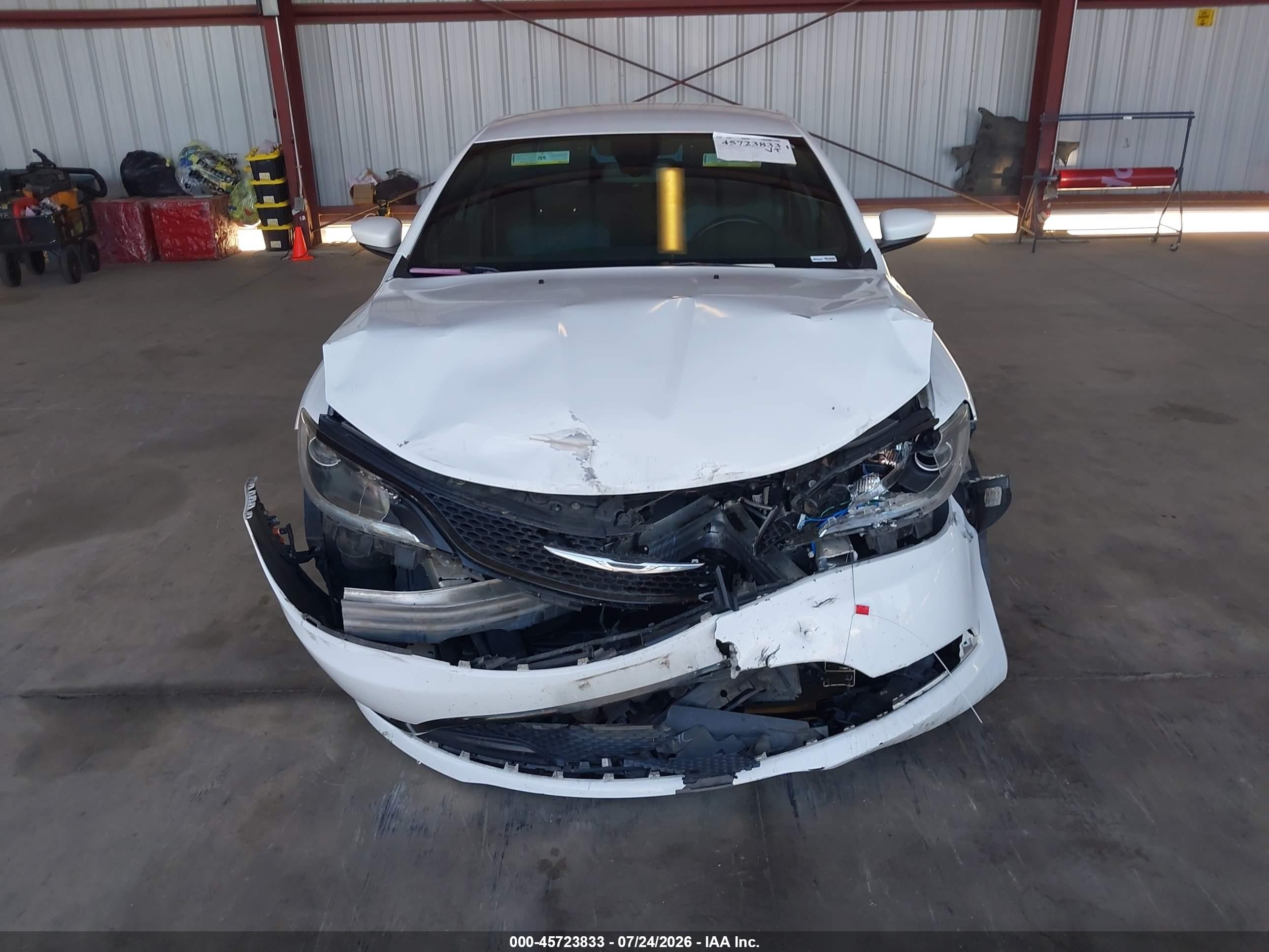 2015 Chrysler 200 S White vin: 1C3CCCBG3FN627520