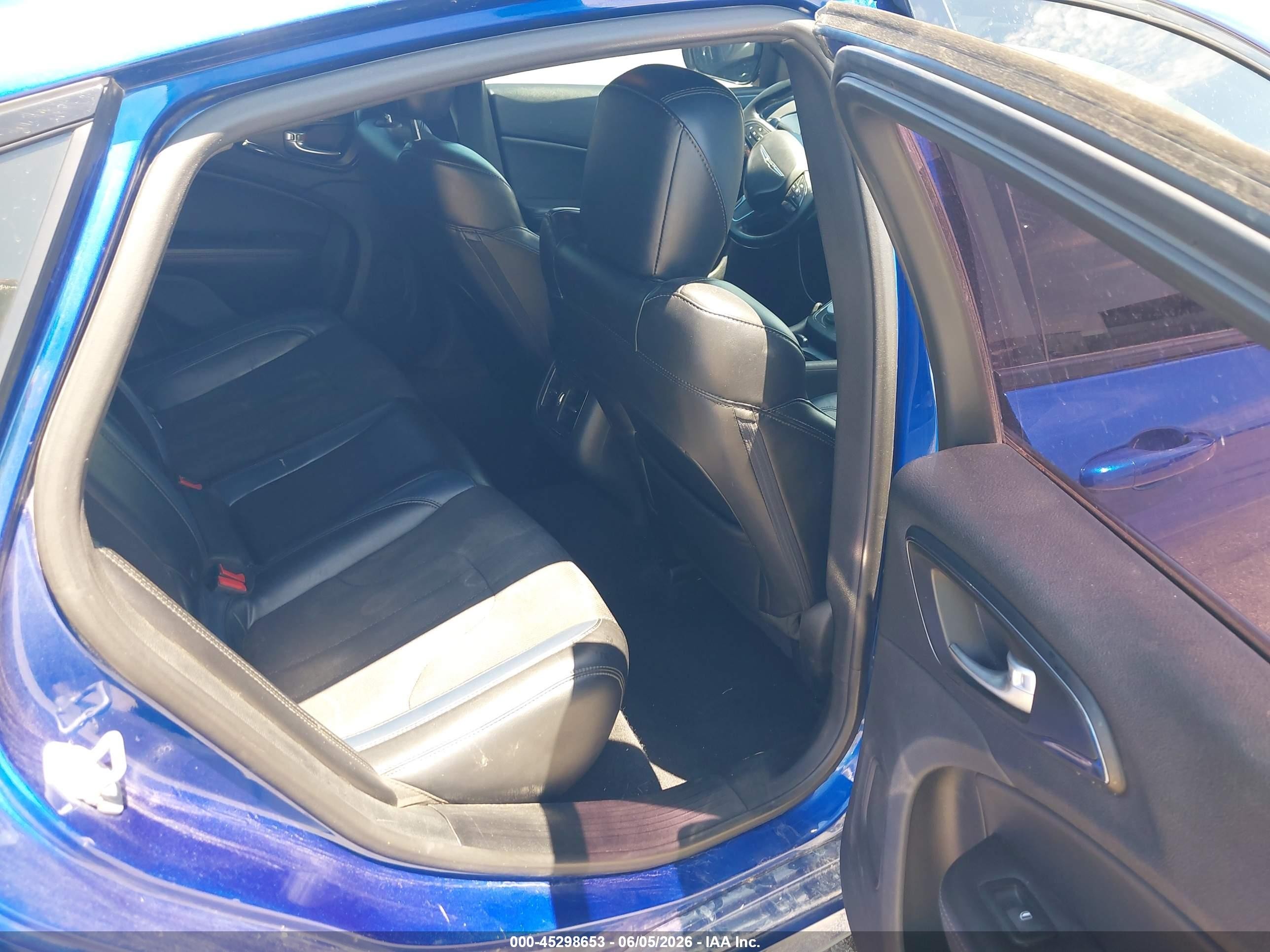 2015 Chrysler 200 S Blue vin: 1C3CCCBG3FN705990