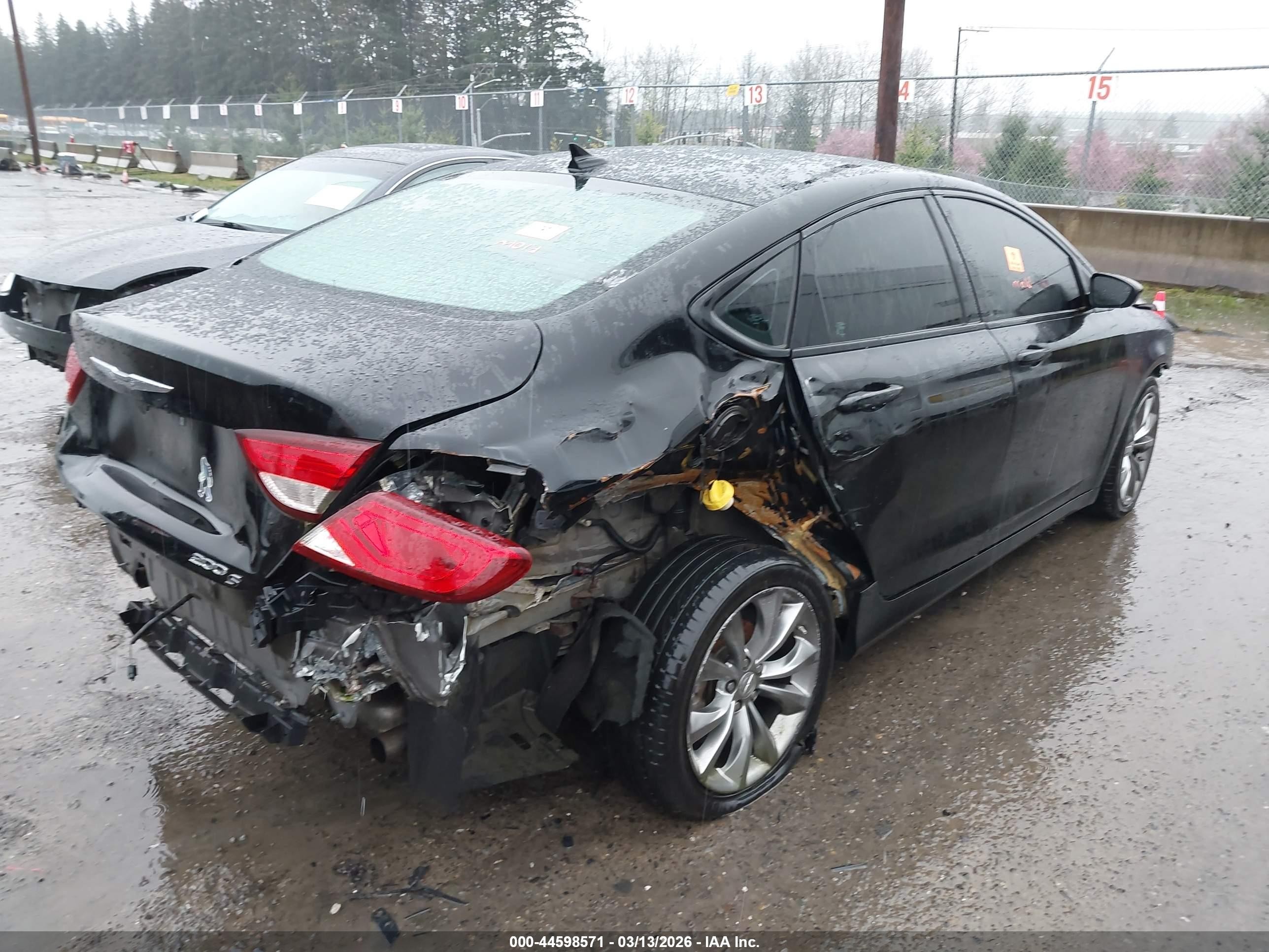 2015 Chrysler 200 S Black vin: 1C3CCCBG4FN572916