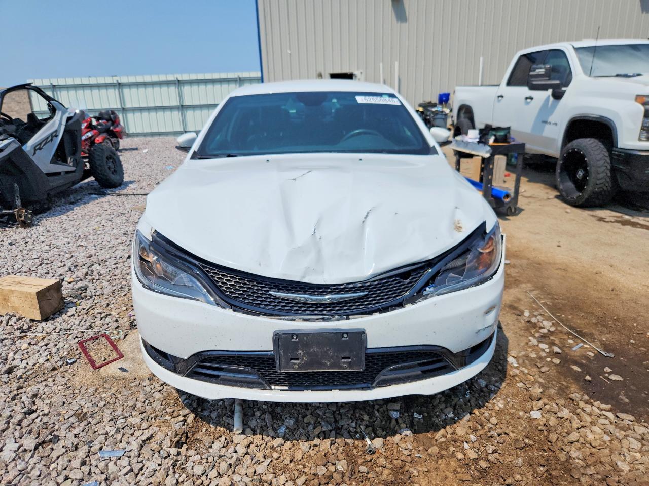 2015 Chrysler 200 S White vin: 1C3CCCBG5FN678260