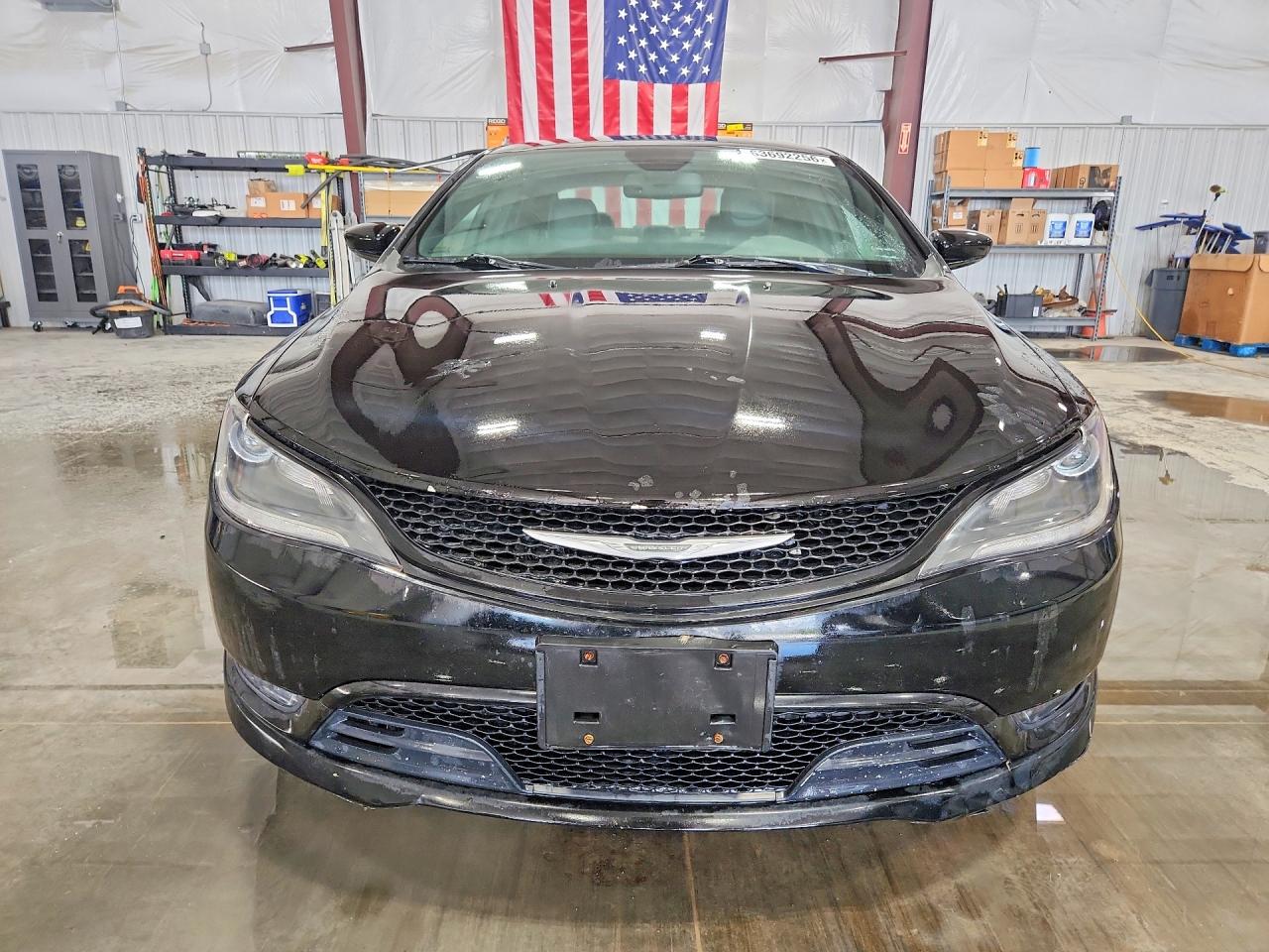 2015 Chrysler 200 S Black vin: 1C3CCCBG6FN551517