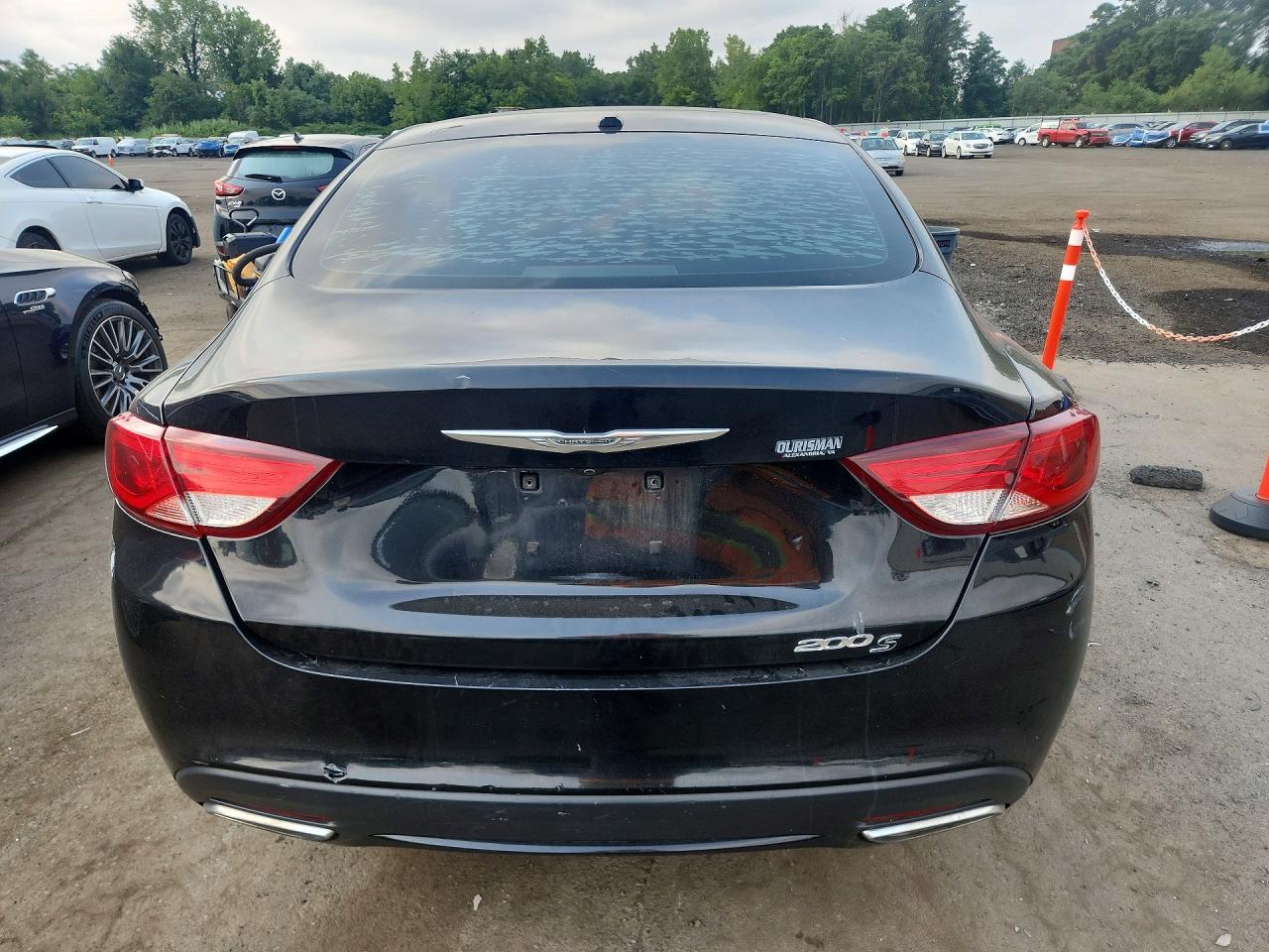 2015 Chrysler 200 S Черный vin: 1C3CCCBG6FN617502