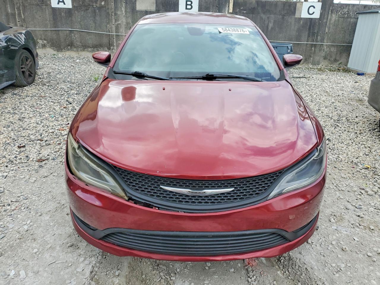 2015 Chrysler 200 S Red vin: 1C3CCCBG6FN706681