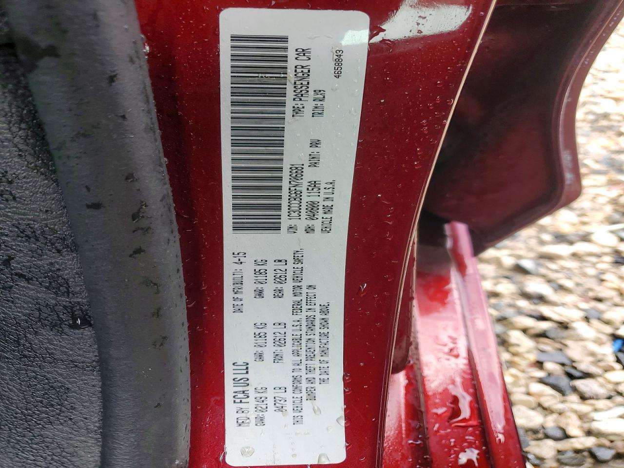 2015 Chrysler 200 S Red vin: 1C3CCCBG6FN706681