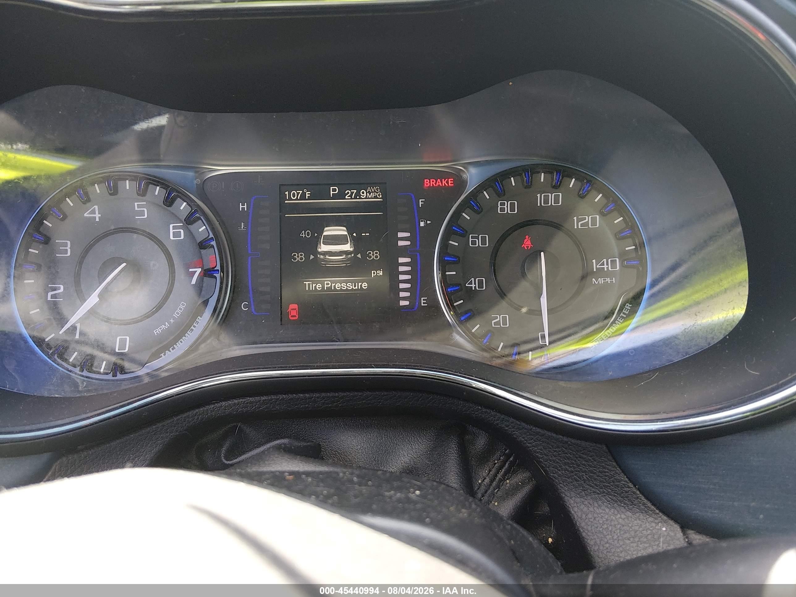2015 Chrysler 200 S Blue vin: 1C3CCCBG7FN597969