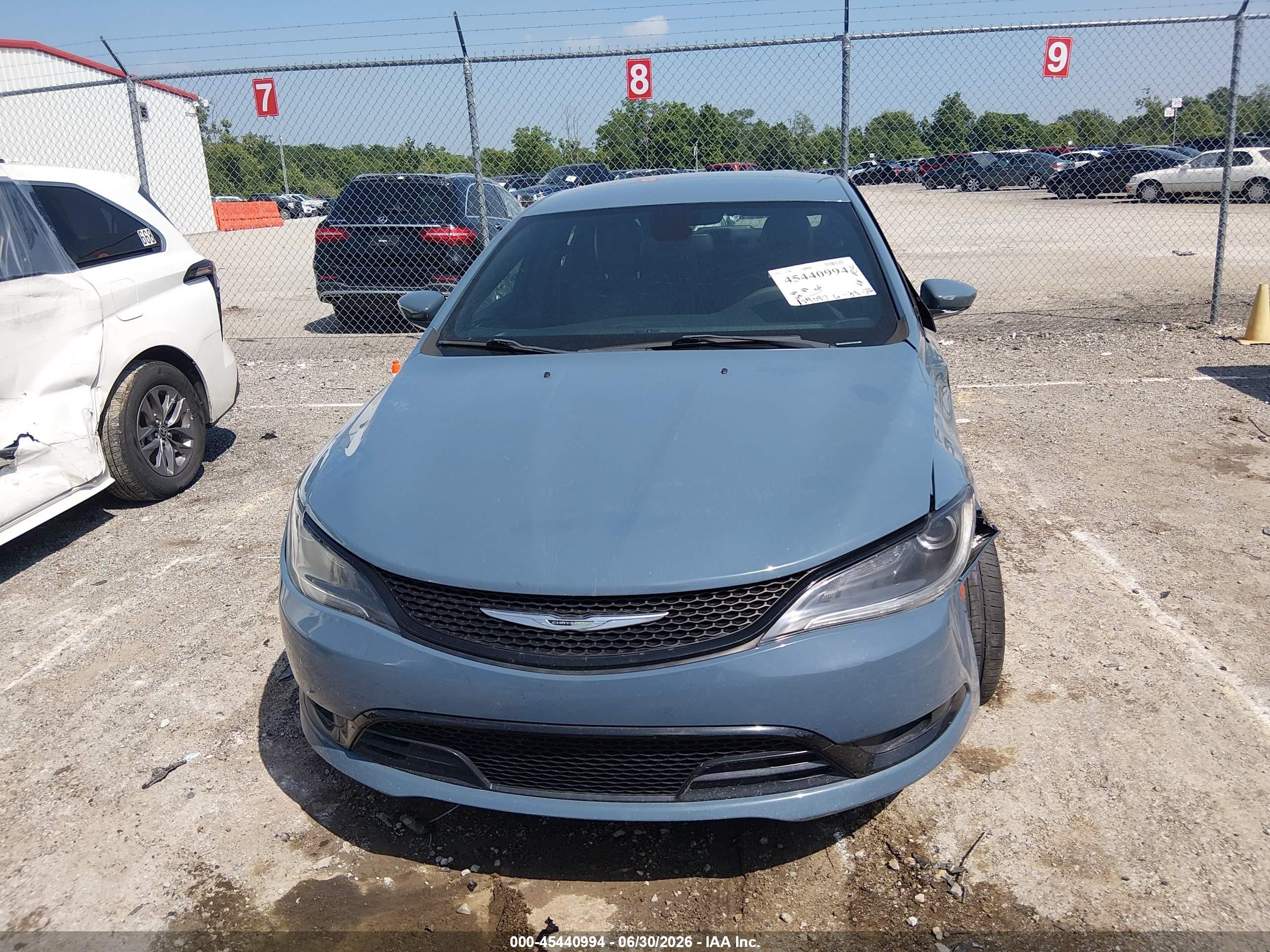 2015 Chrysler 200 S Blue vin: 1C3CCCBG7FN597969