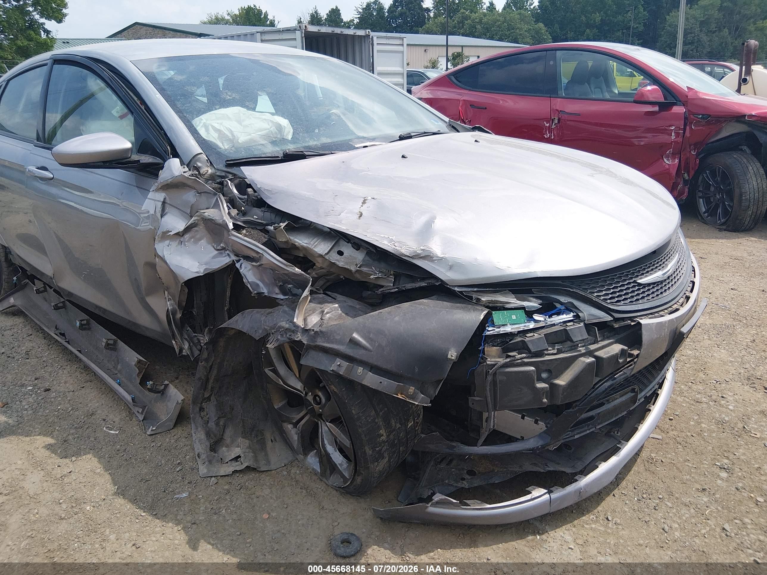 2015 Chrysler 200 S Silver vin: 1C3CCCBG8FN543029