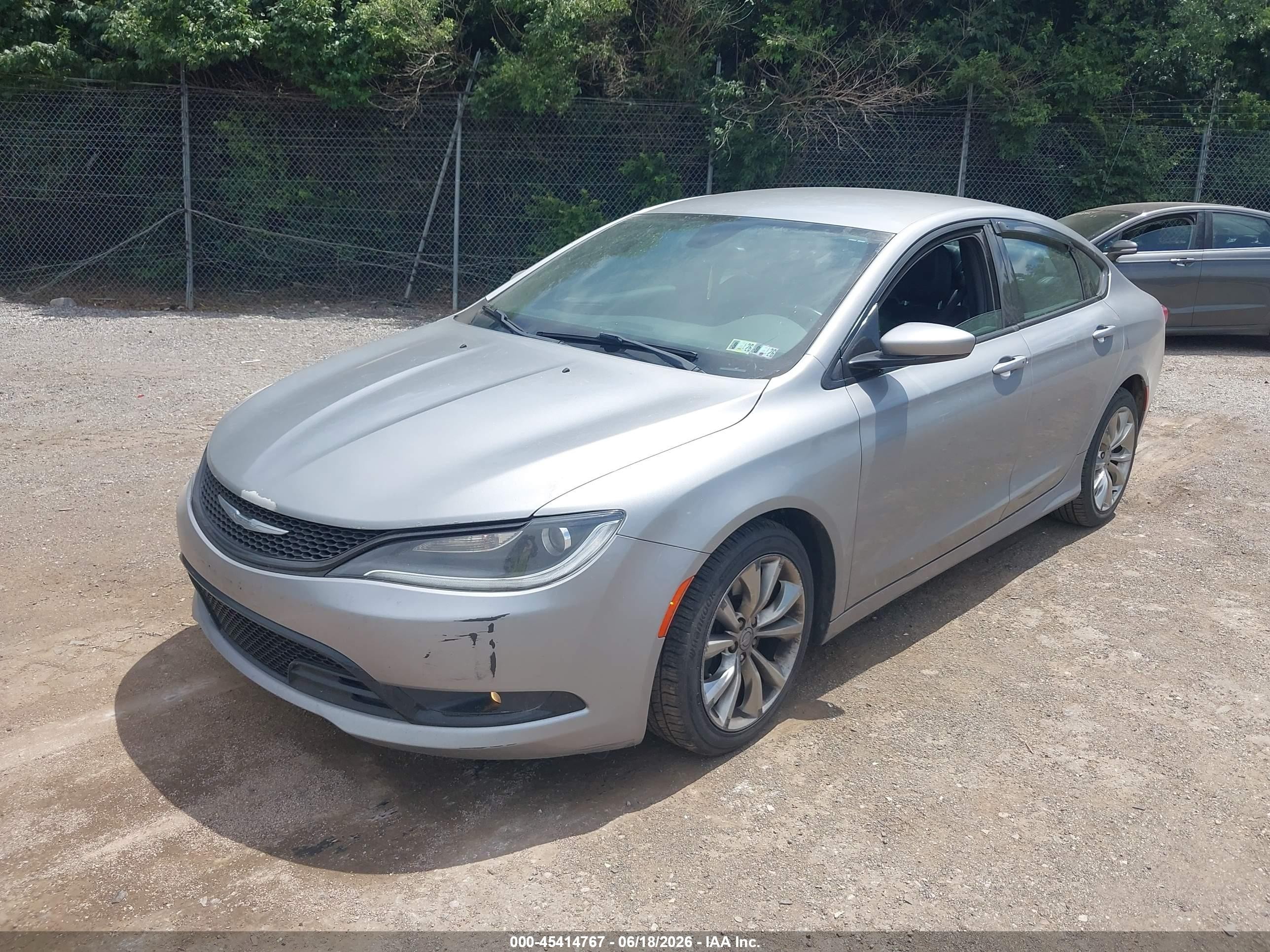 2015 Chrysler 200 S Silver vin: 1C3CCCBG8FN614035