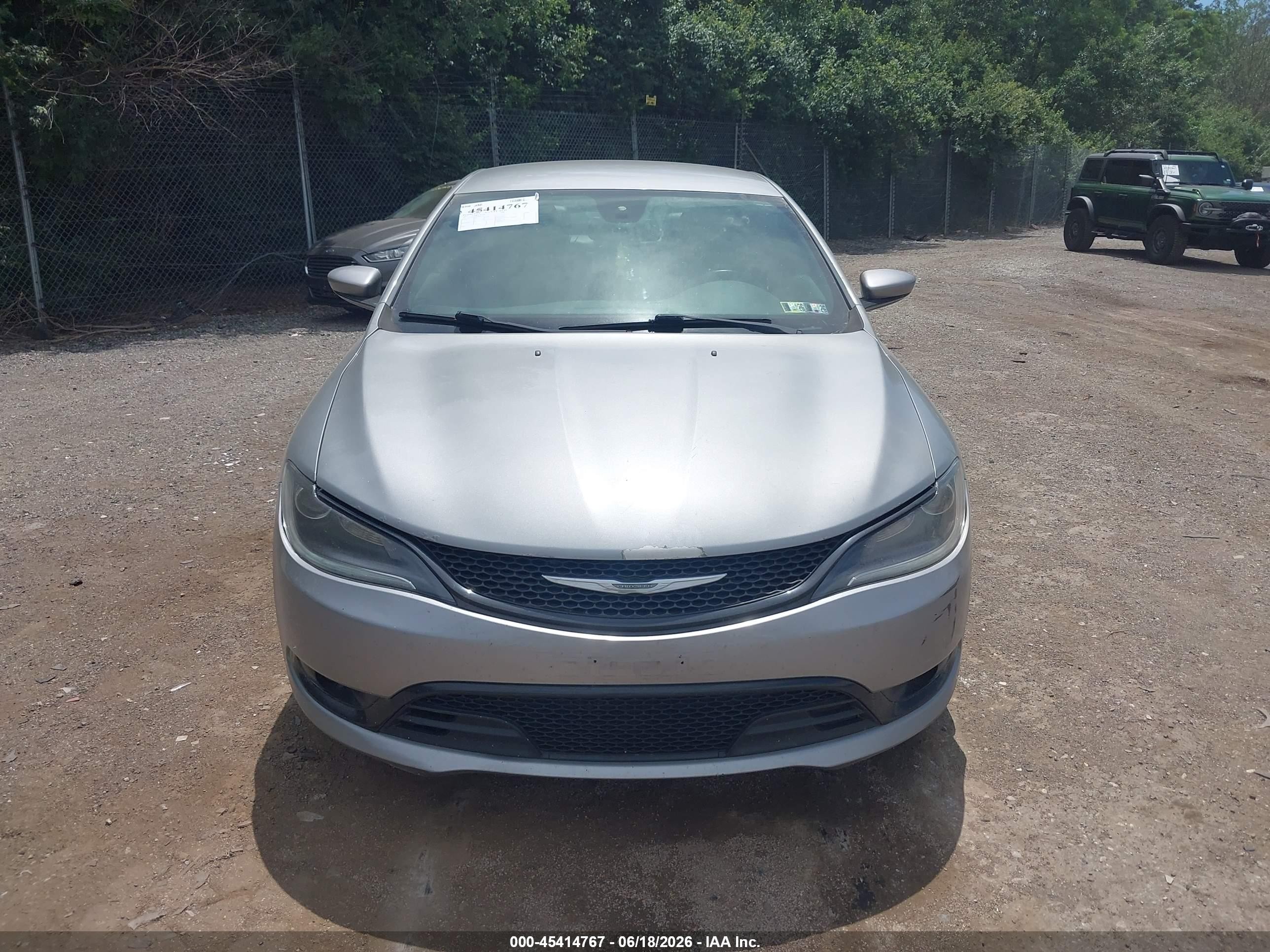 2015 Chrysler 200 S Silver vin: 1C3CCCBG8FN614035