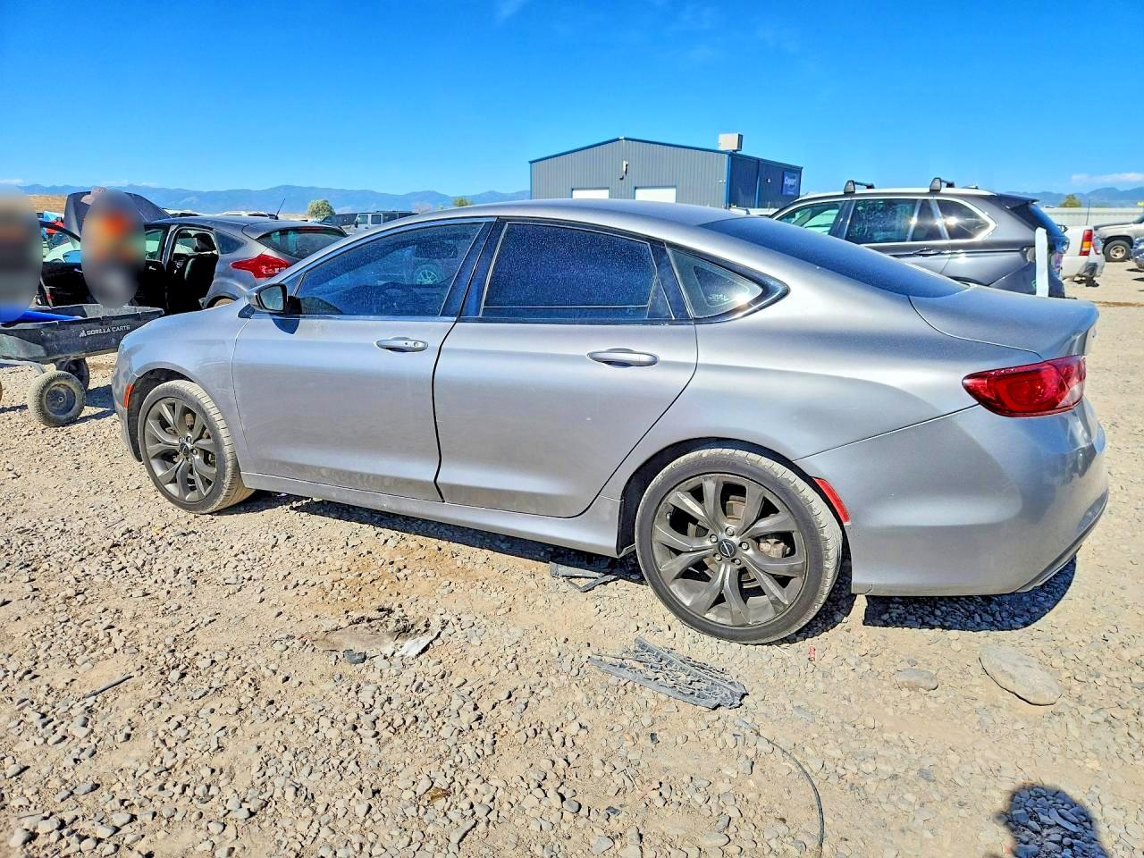2015 Chrysler 200 S Silver vin: 1C3CCCBG8FN642790