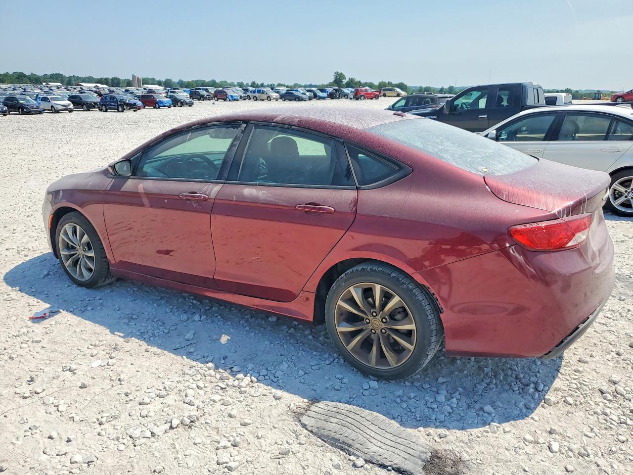 2015 Chrysler 200 S Maroon vin: 1C3CCCBG9FN518155