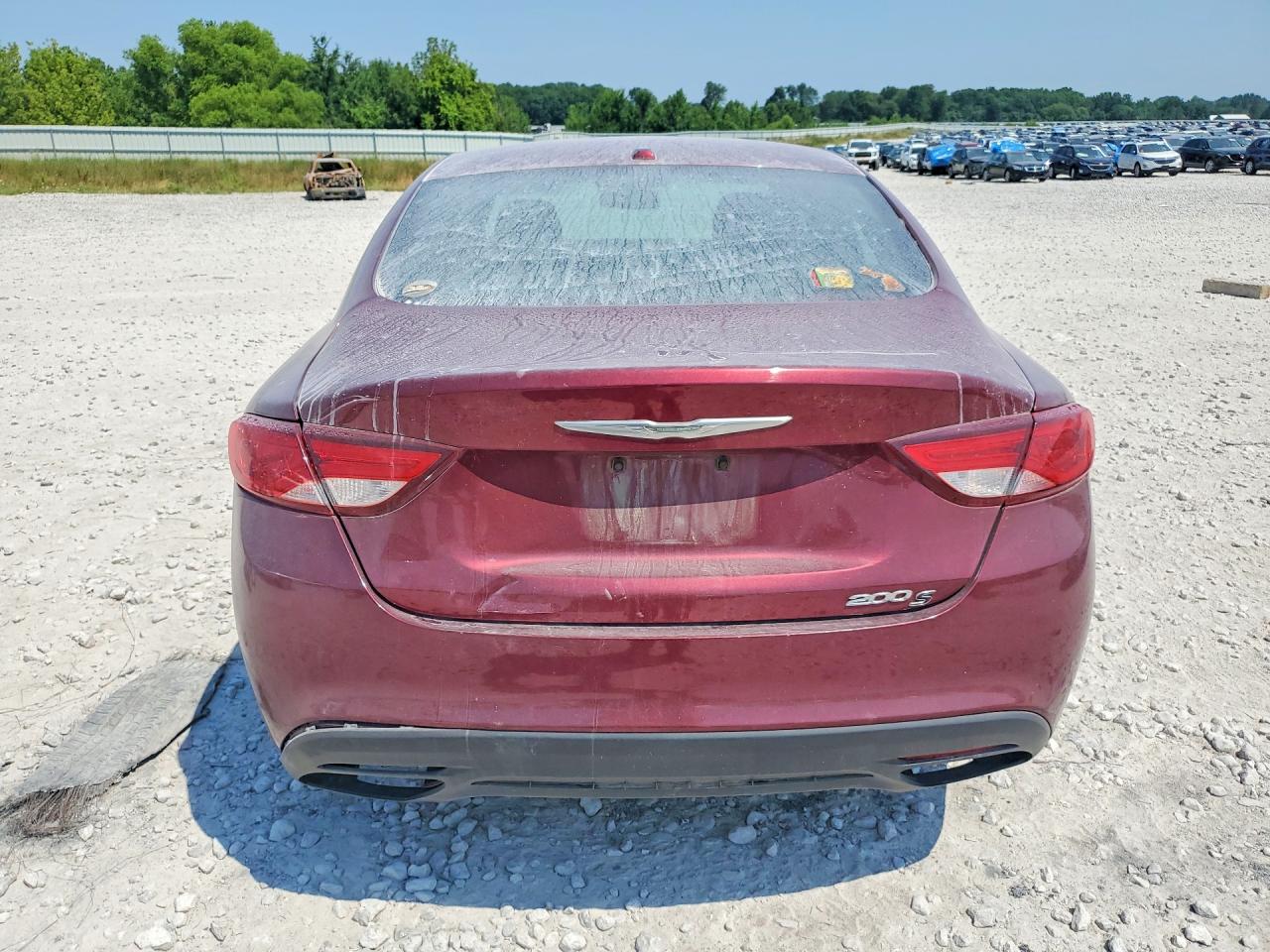 2015 Chrysler 200 S Maroon vin: 1C3CCCBG9FN518155