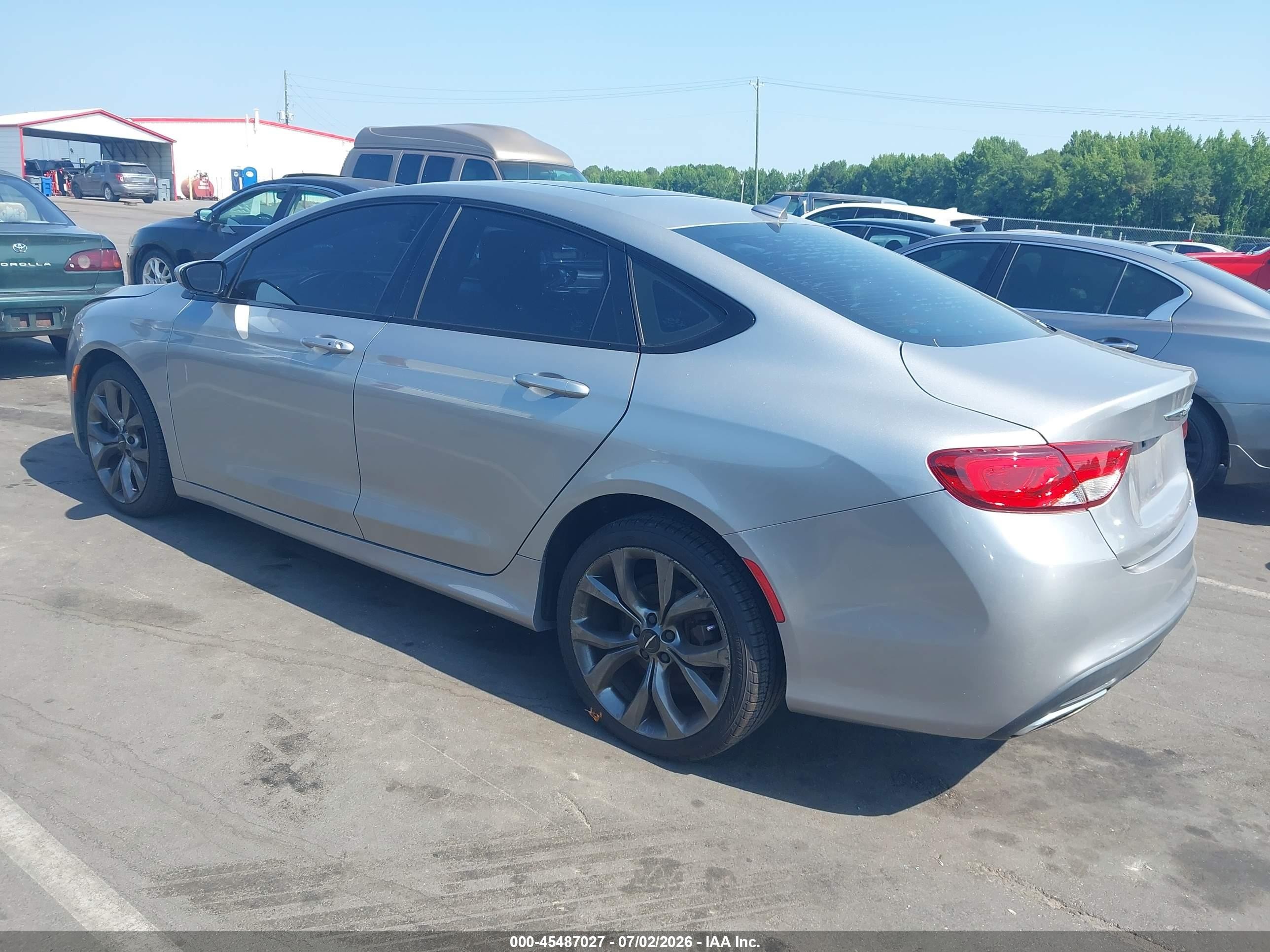 2015 Chrysler 200 S Gray vin: 1C3CCCBG9FN533528