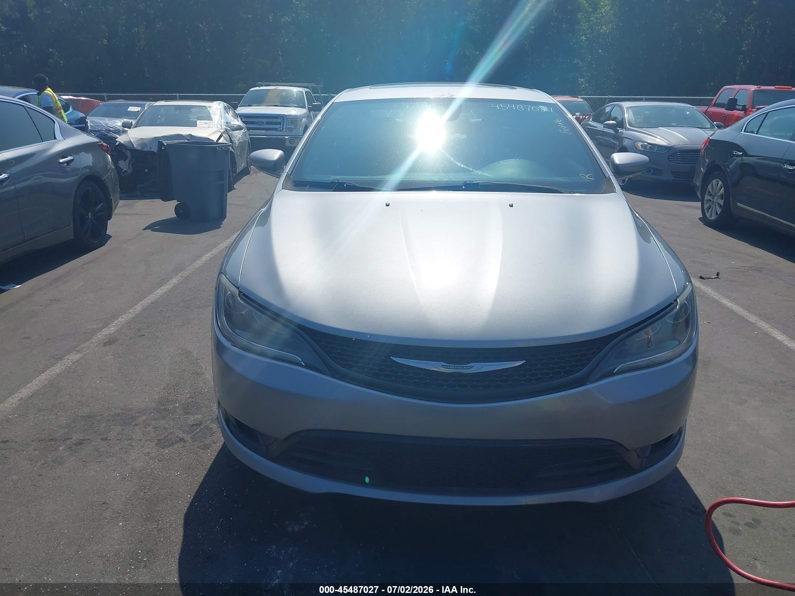 2015 Chrysler 200 S Gray vin: 1C3CCCBG9FN533528