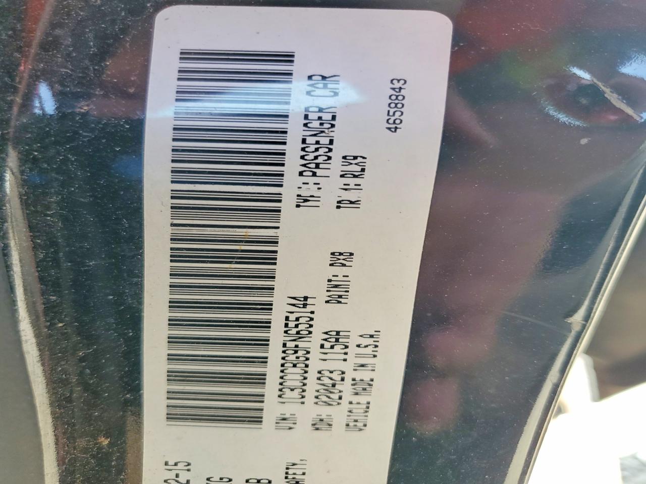 2015 Chrysler 200 S Black vin: 1C3CCCBG9FN655144