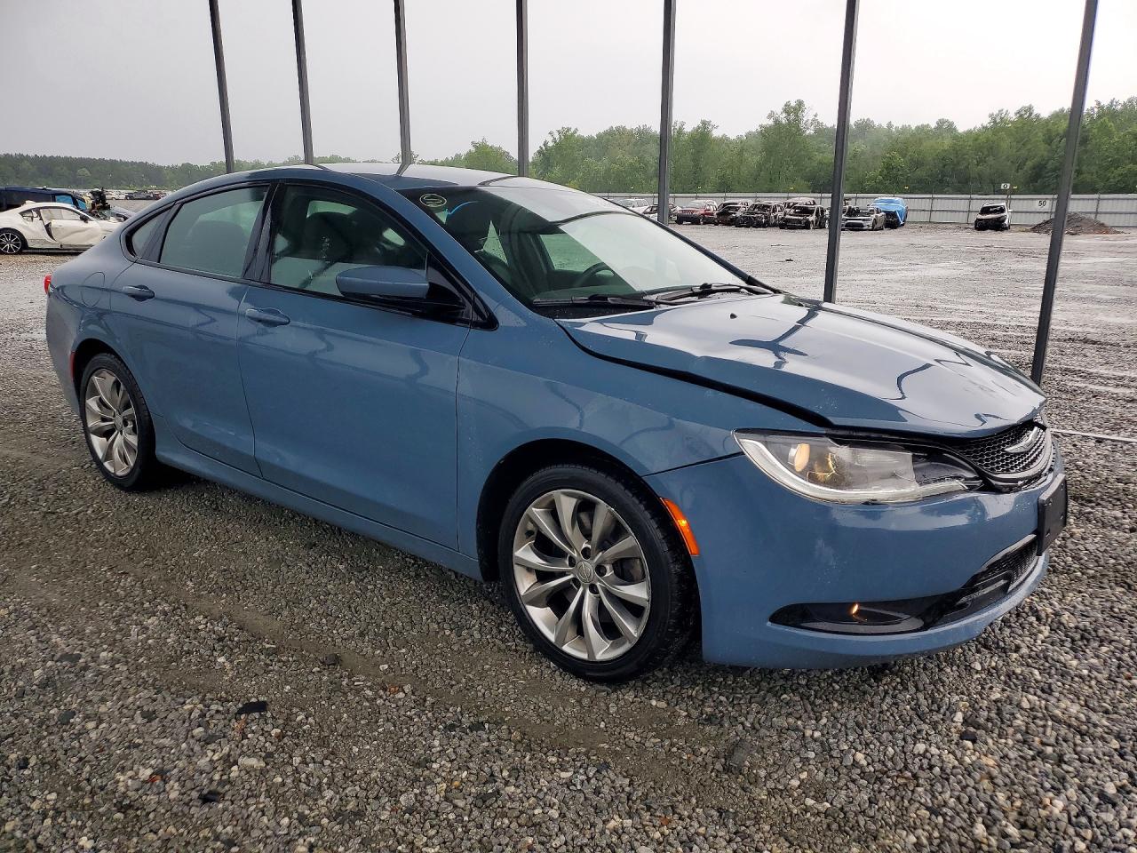 2015 Chrysler 200 S Blue vin: 1C3CCCBG9FN678164