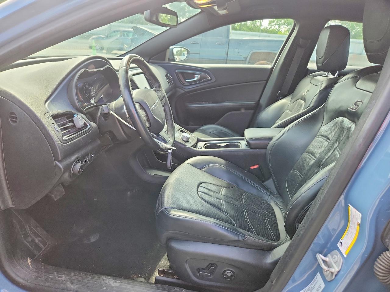 2015 Chrysler 200 S Blue vin: 1C3CCCBG9FN678164