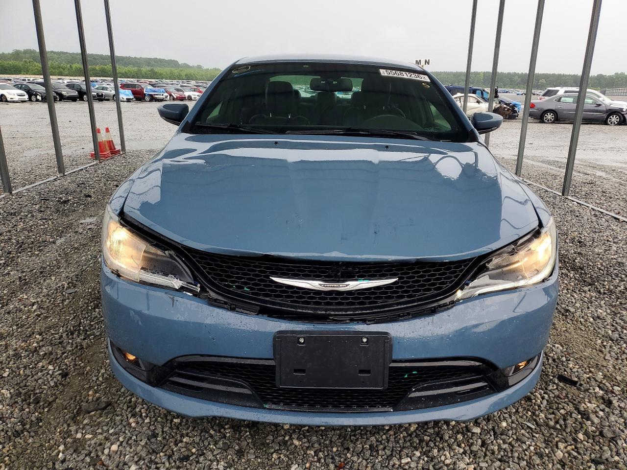 2015 Chrysler 200 S Blue vin: 1C3CCCBG9FN678164