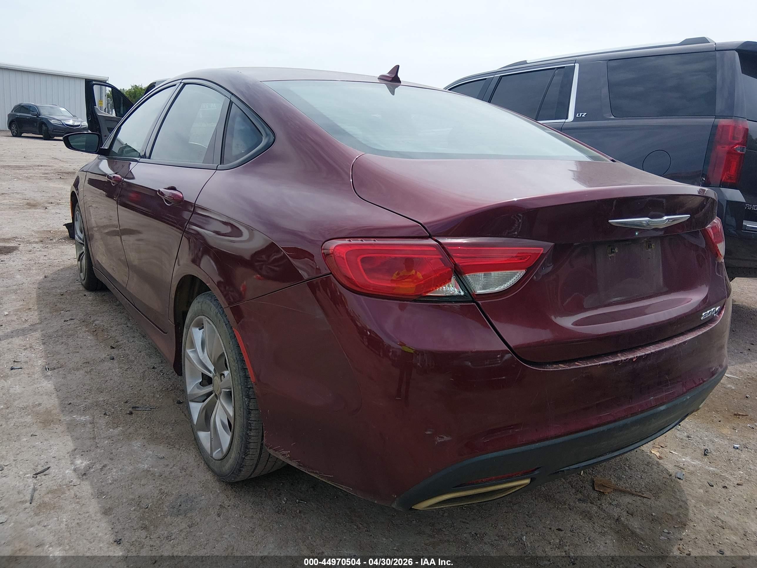 2015 Chrysler 200 S Maroon vin: 1C3CCCBGXFN514180