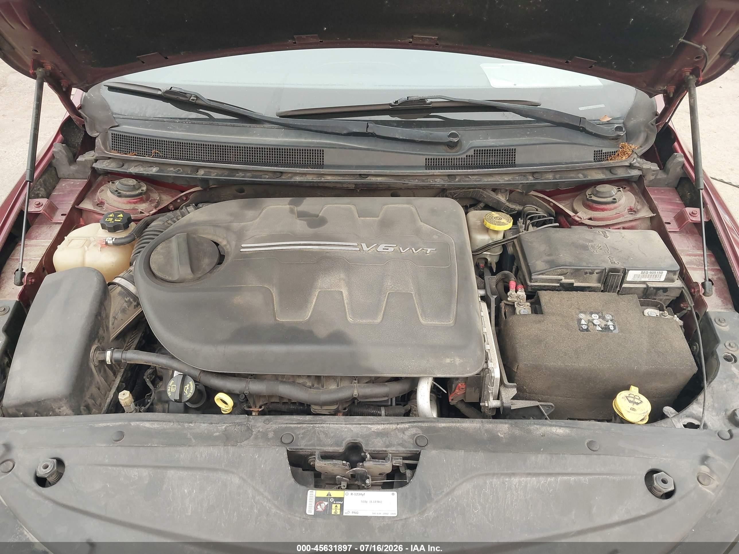 2015 Chrysler 200 S Красный vin: 1C3CCCBGXFN518178